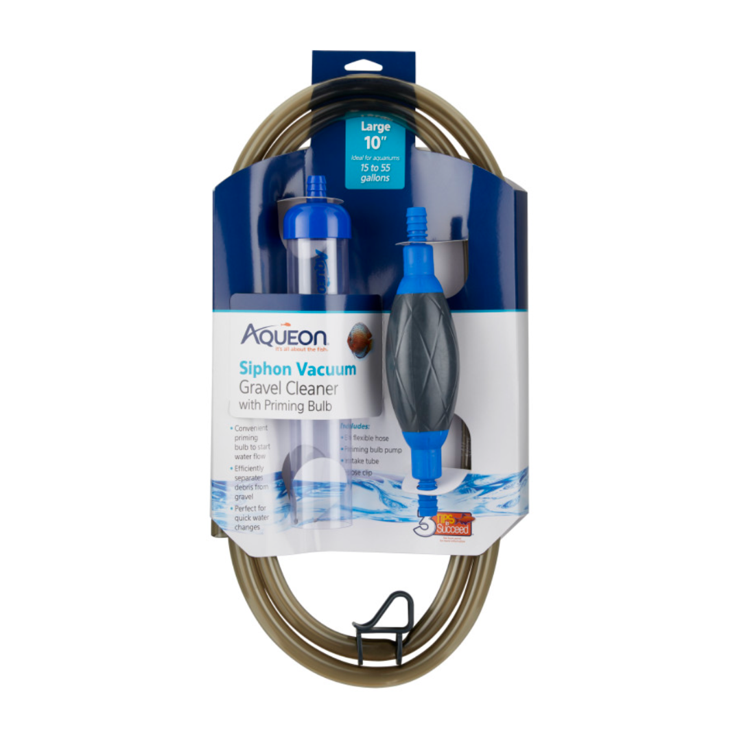 Aqueon Aquarium Siphon Vacuum Gravel Cleaner with Bulb