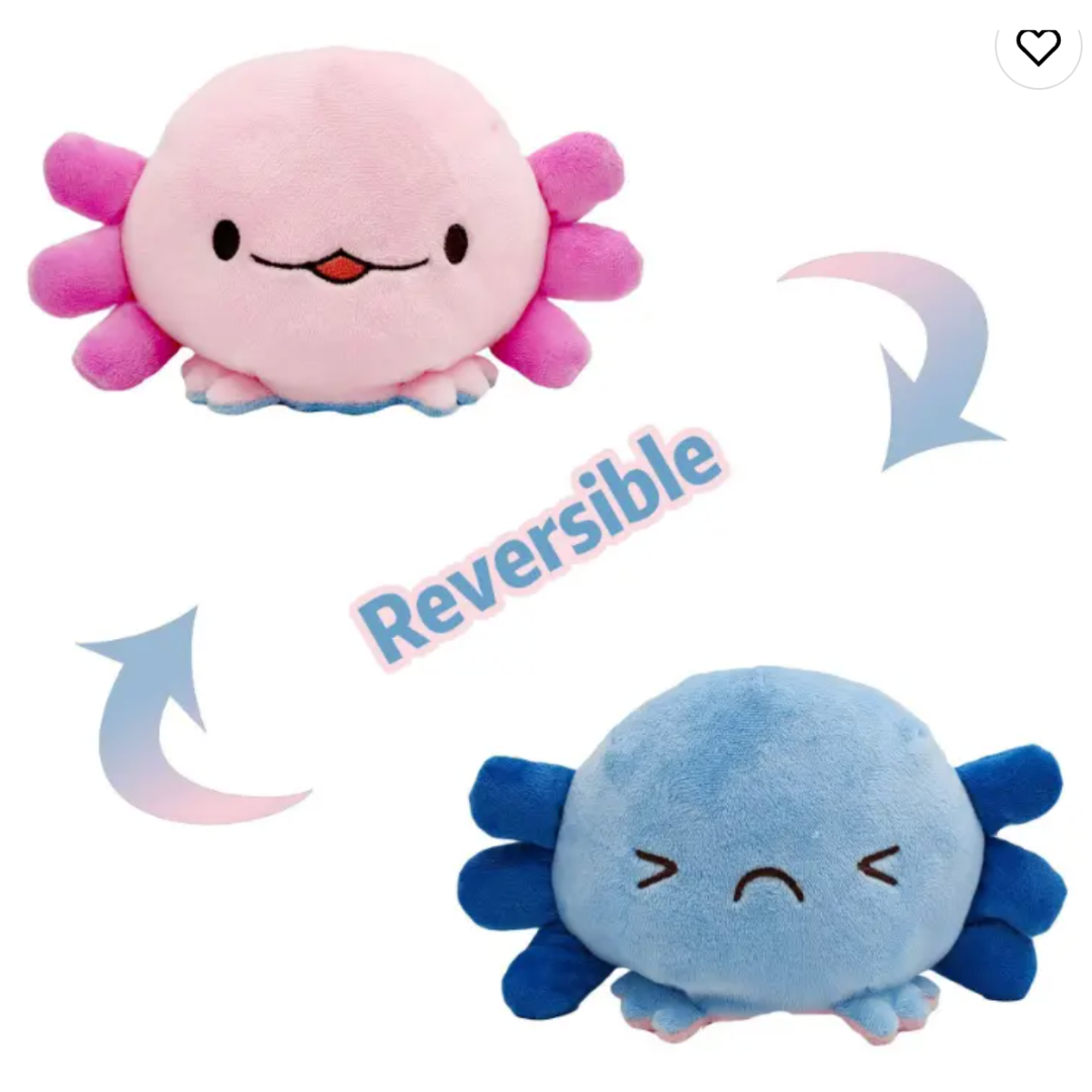 Reversible Axolotl Plush