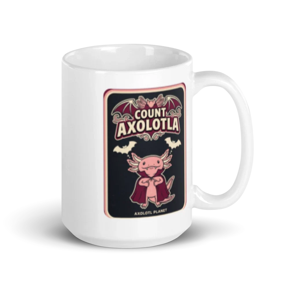 Count Axolotla Poster Badge - Mug (15 oz) product image
