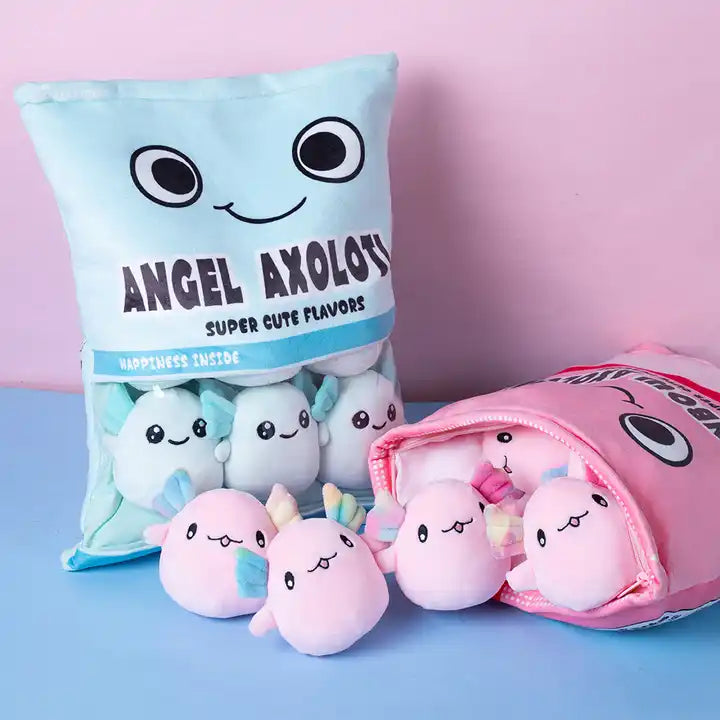 Axolotl Plushie Pack