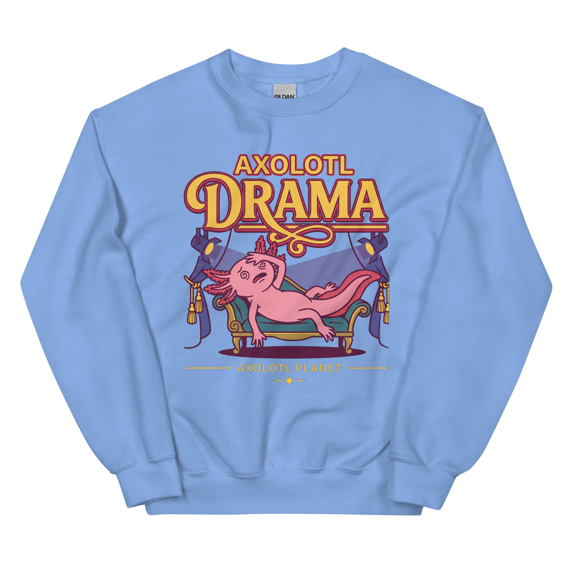 Axolotl Drama axolotl Sweatshirt mockup