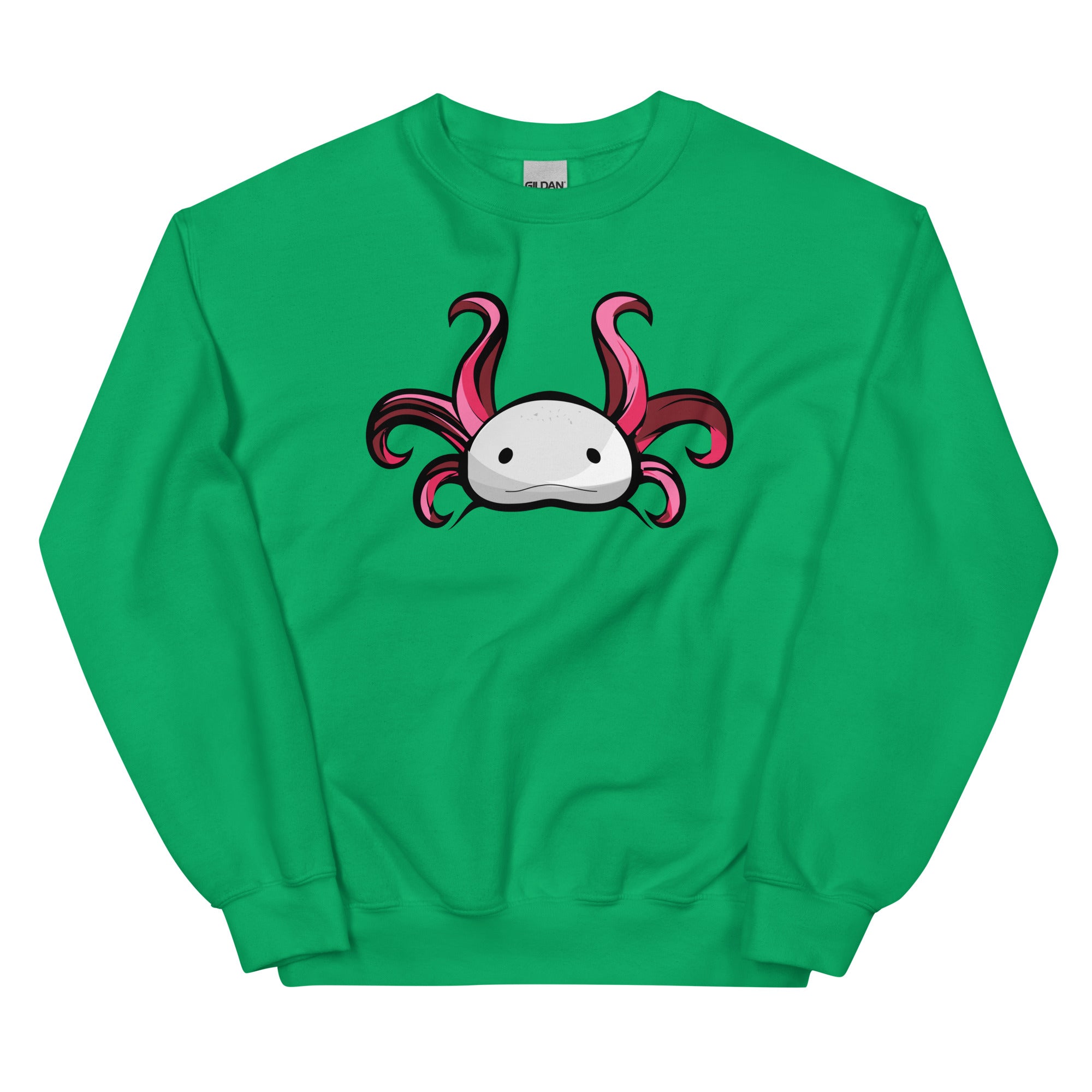 Axolotl Planet Logo Mark axolotl Sweatshirt mockup