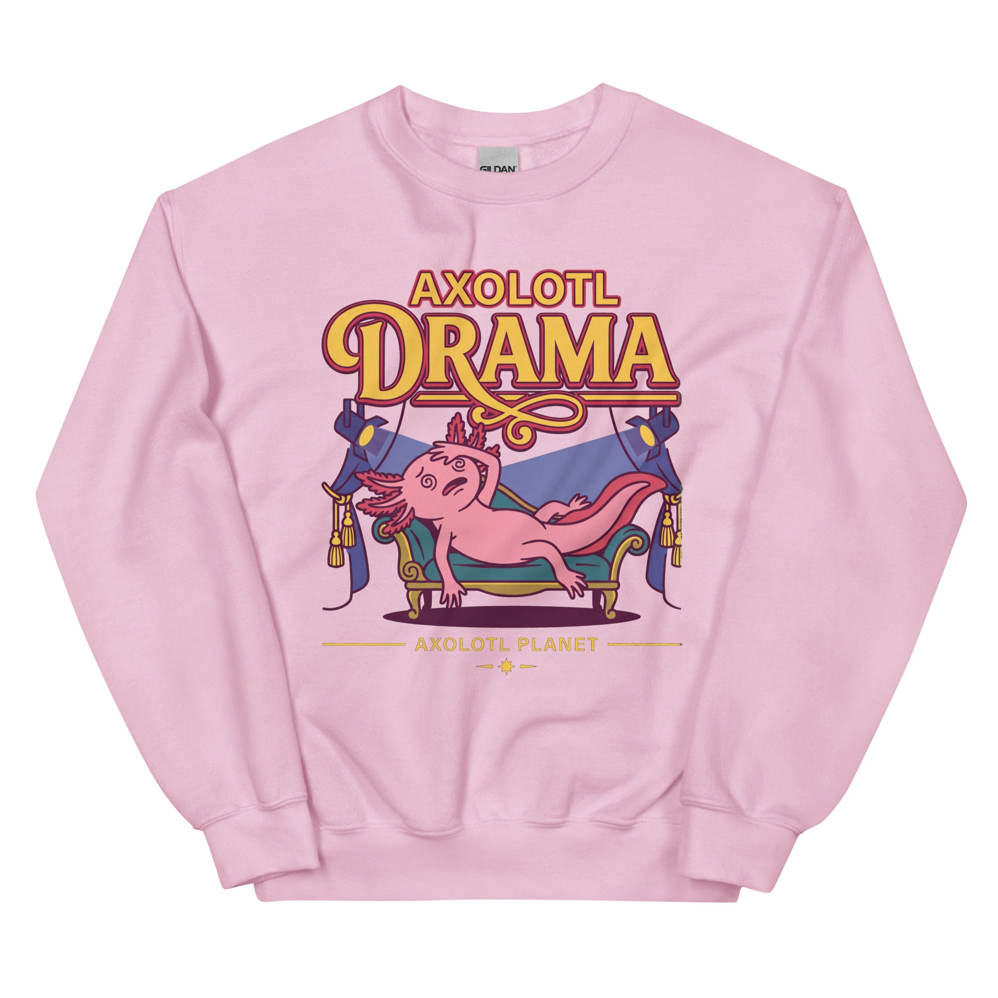 Axolotl Drama axolotl Sweatshirt mockup
