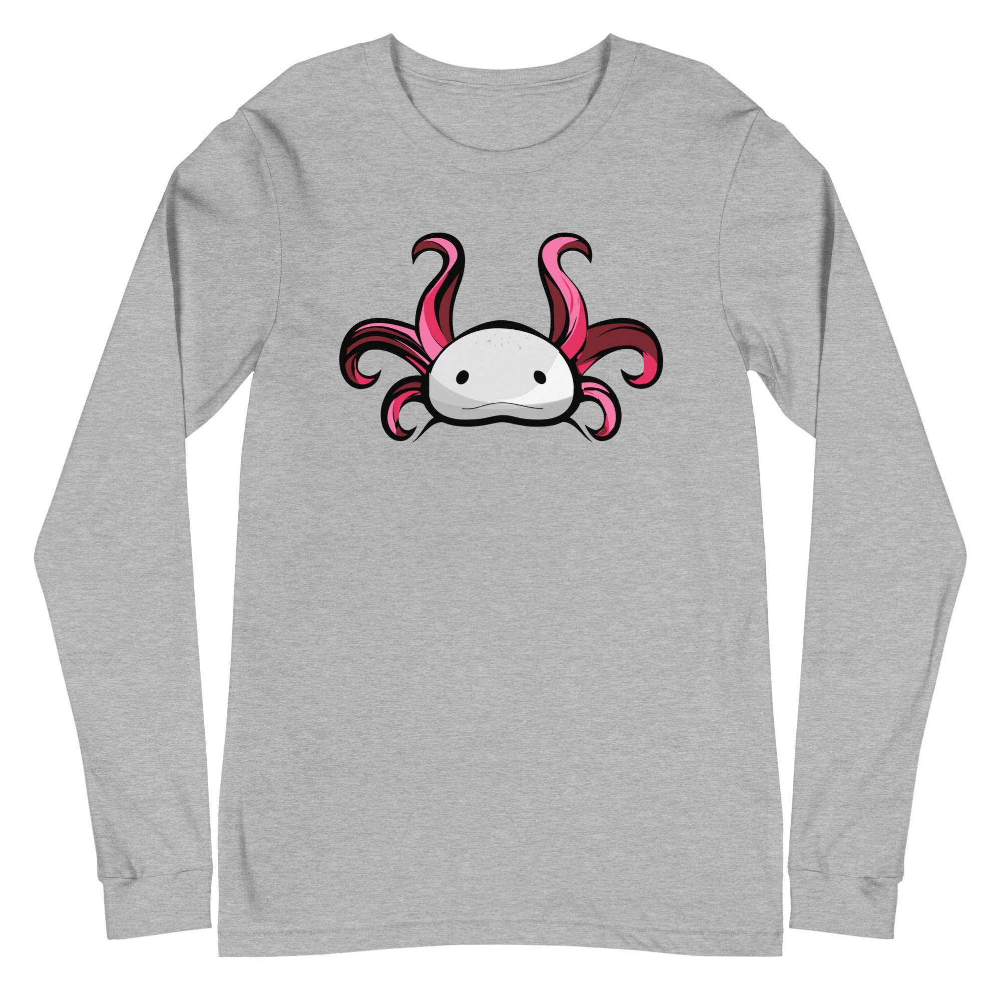 Axolotl Planet Logo Mark axolotl Long Sleeve Tee mockup