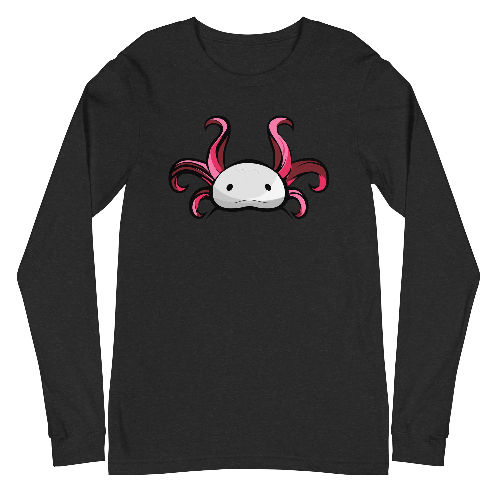 Axolotl Planet Logo Mark axolotl Long Sleeve Tee mockup