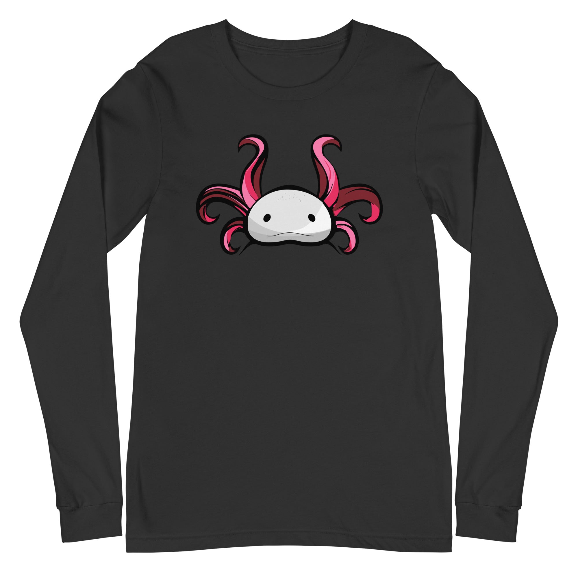 Axolotl Planet Logo Mark axolotl Long Sleeve Tee mockup