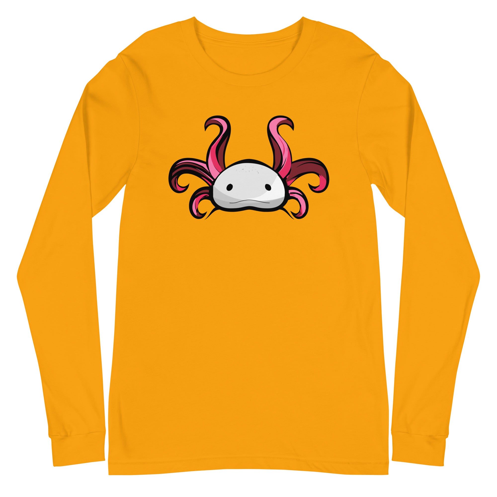 Axolotl Planet Logo Mark axolotl Long Sleeve Tee mockup
