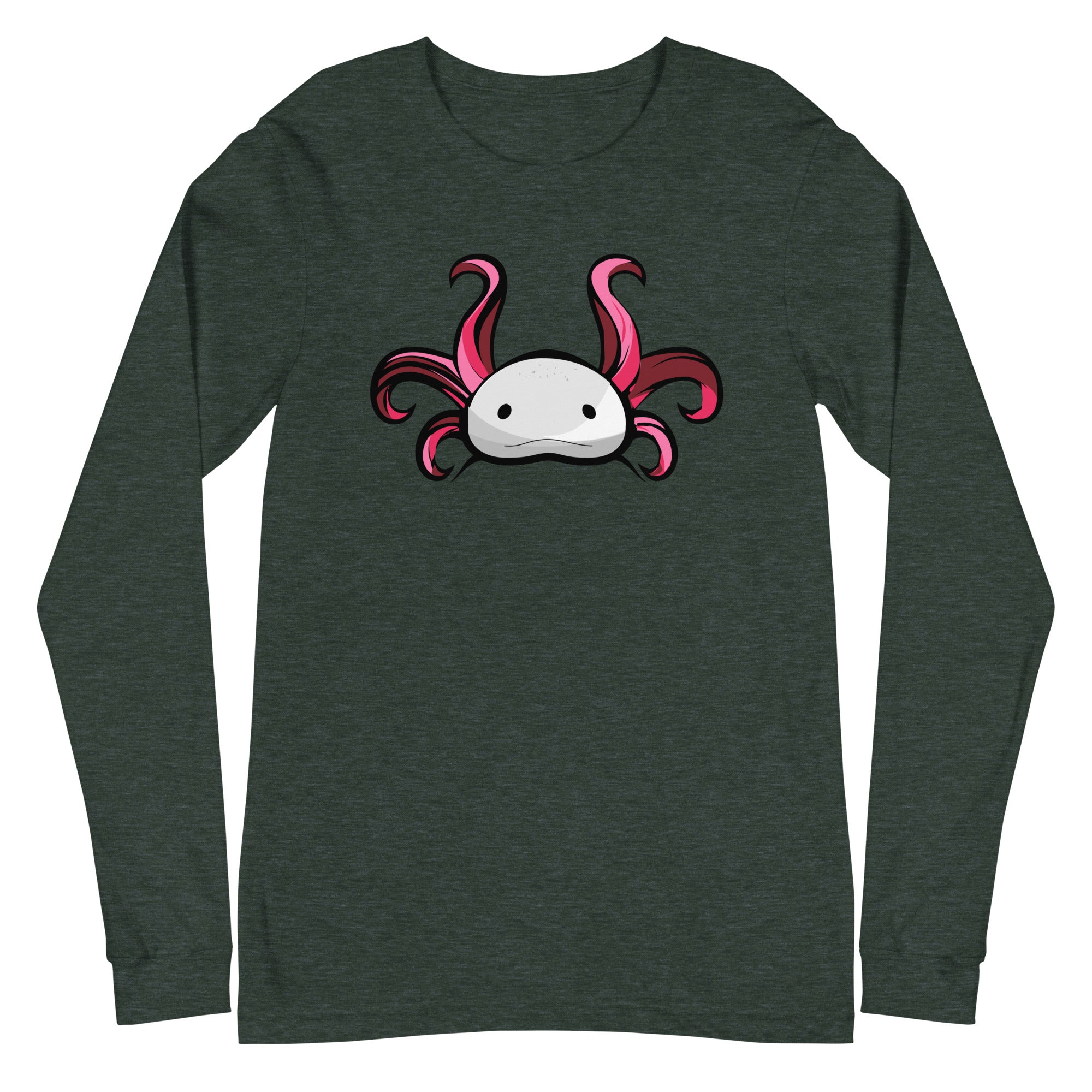 Axolotl Planet Logo Mark axolotl Long Sleeve Tee mockup