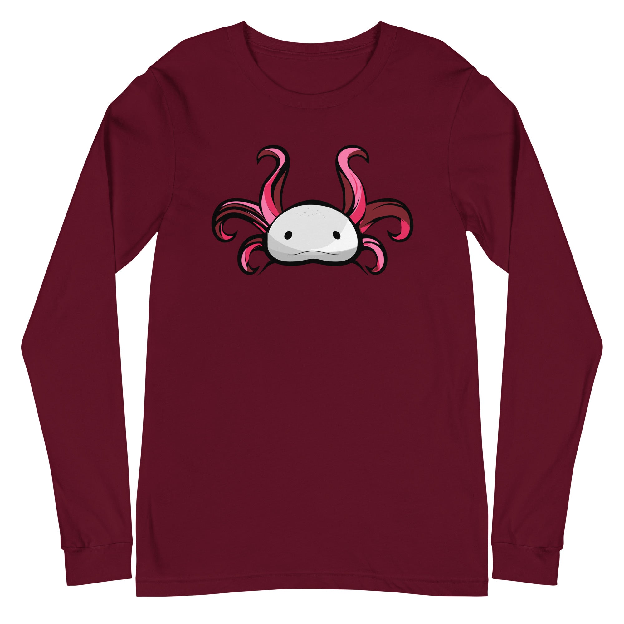 Axolotl Planet Logo Mark axolotl Long Sleeve Tee mockup
