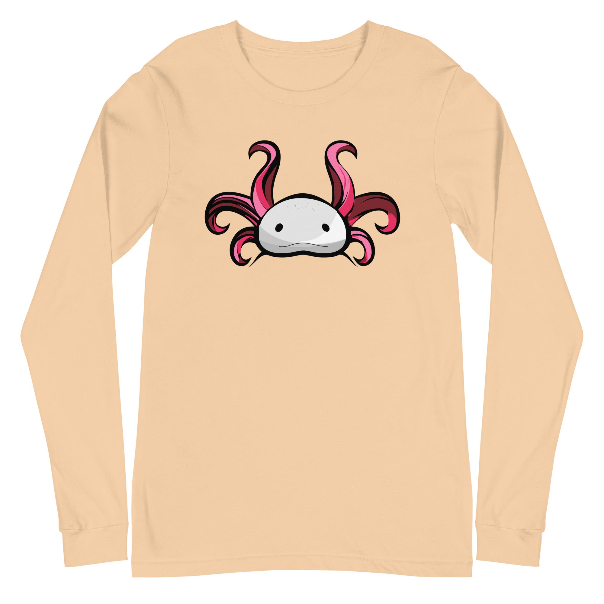Axolotl Planet Logo Mark axolotl Long Sleeve Tee mockup