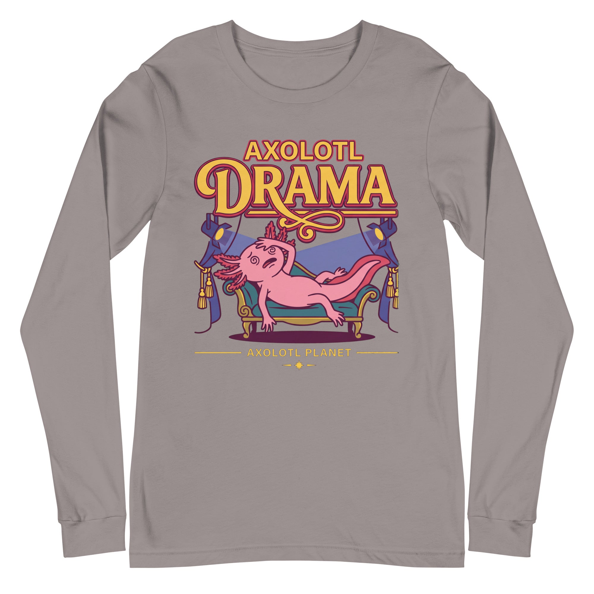 Axolotl Drama axolotl Long Sleeve Tee mockup