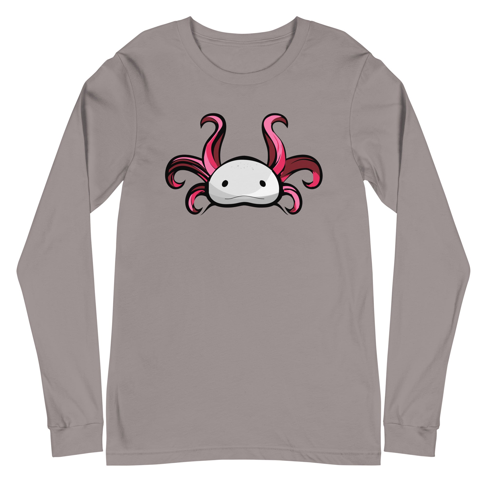 Axolotl Planet Logo Mark axolotl Long Sleeve Tee mockup