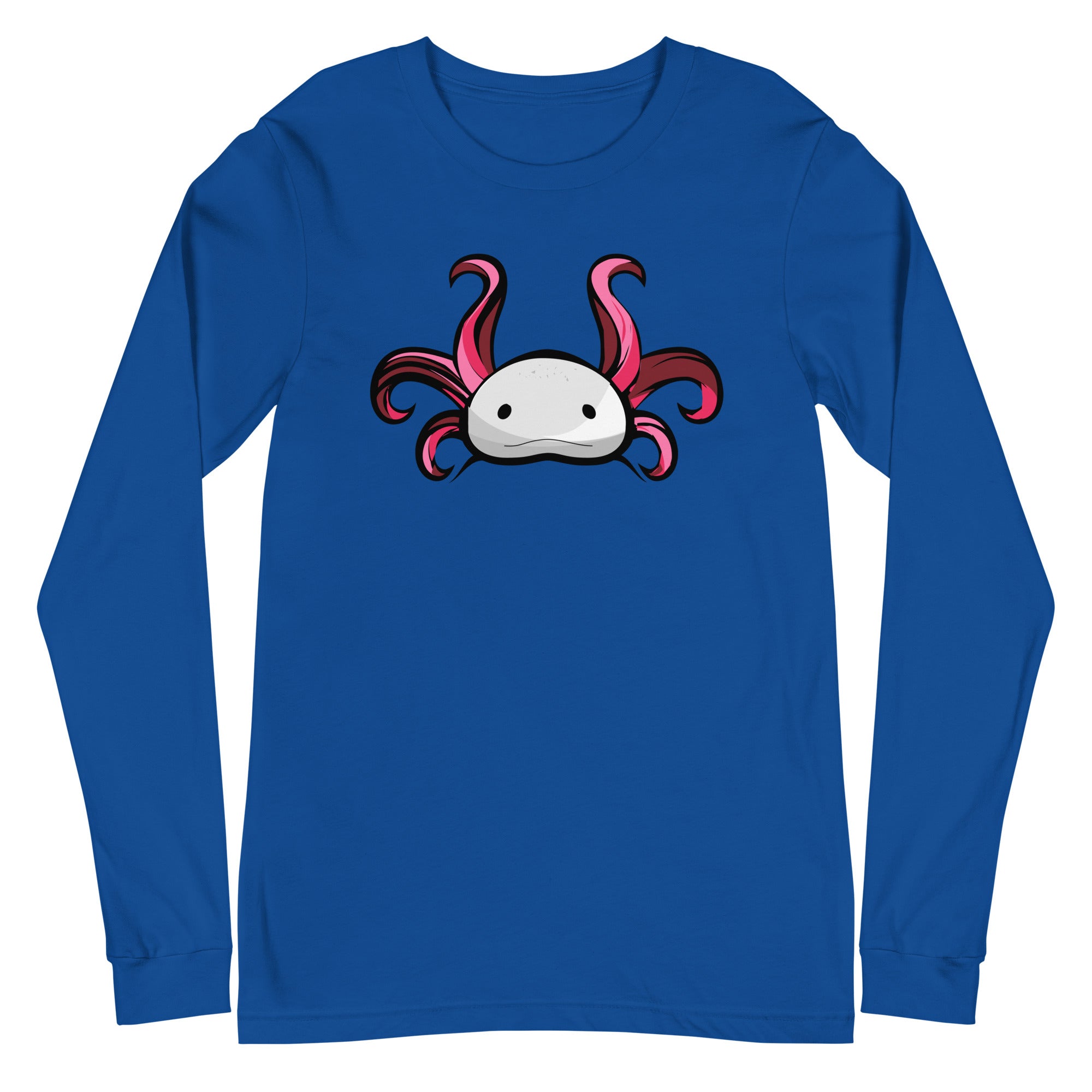 Axolotl Planet Logo Mark axolotl Long Sleeve Tee mockup