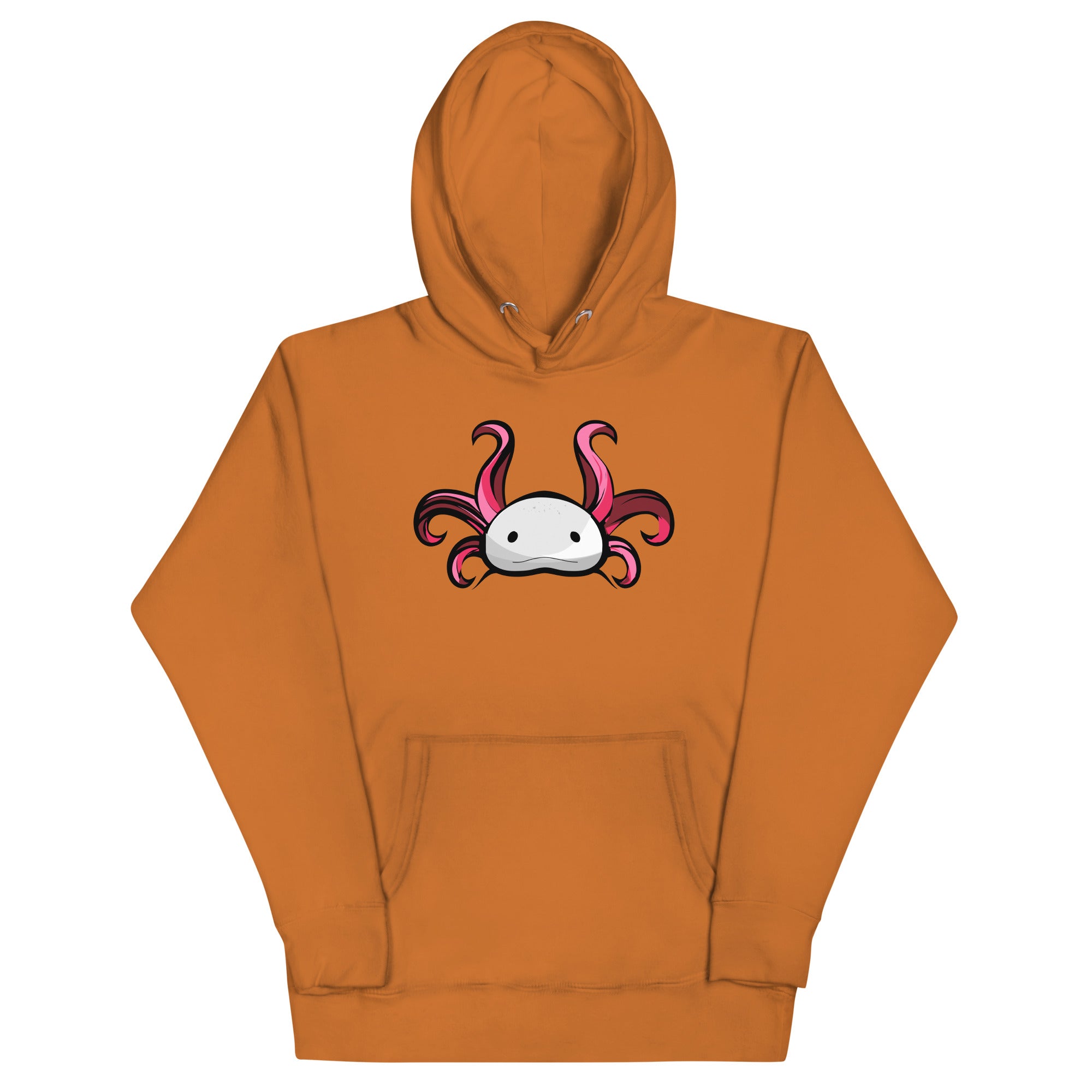 Axolotl Planet Logo Mark axolotl Premium Hoodie mockup