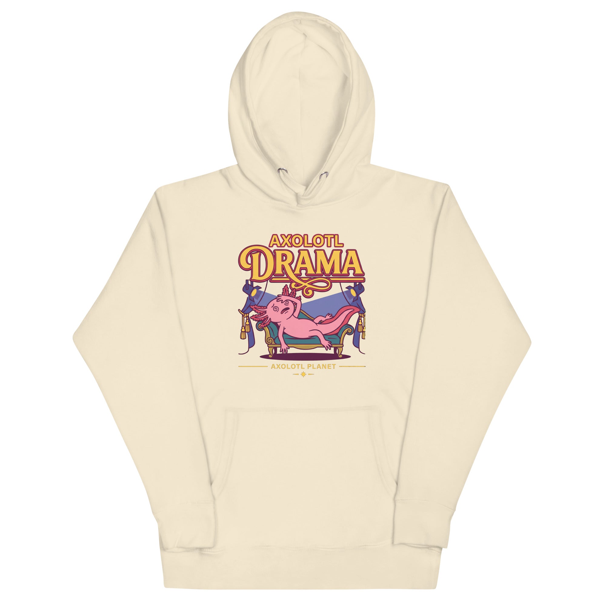 Axolotl Drama axolotl Premium Hoodie mockup