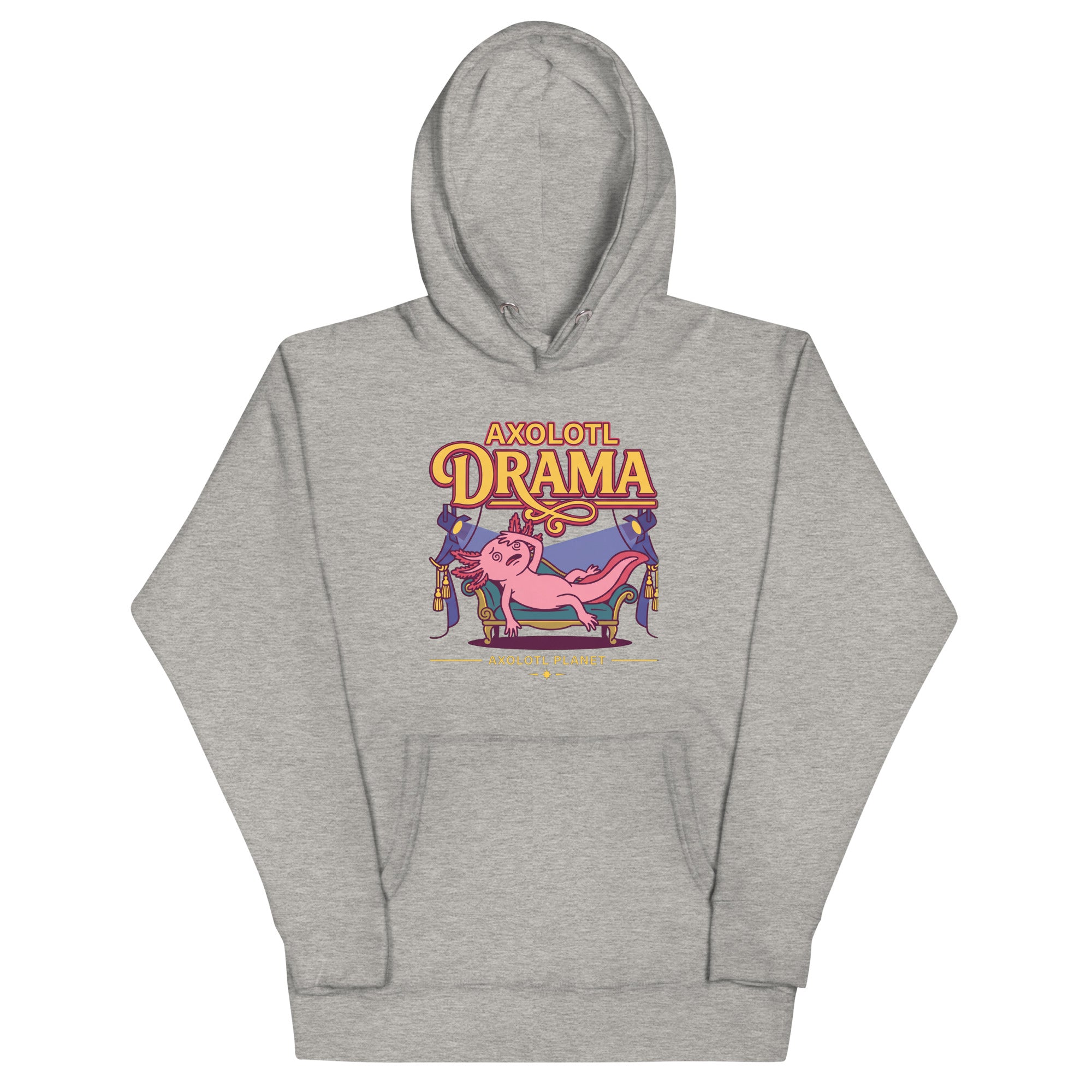 Axolotl Drama axolotl Premium Hoodie mockup