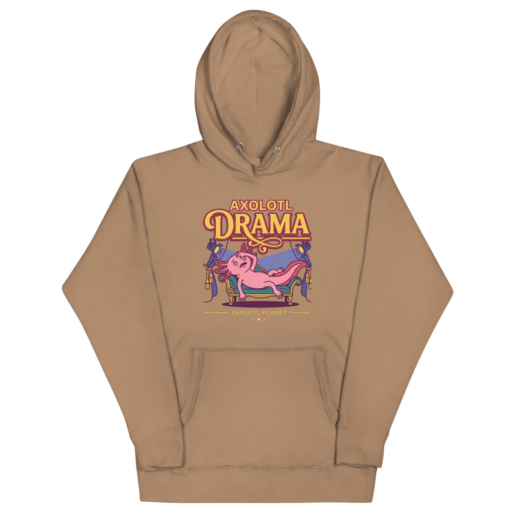 Axolotl Drama axolotl Premium Hoodie mockup