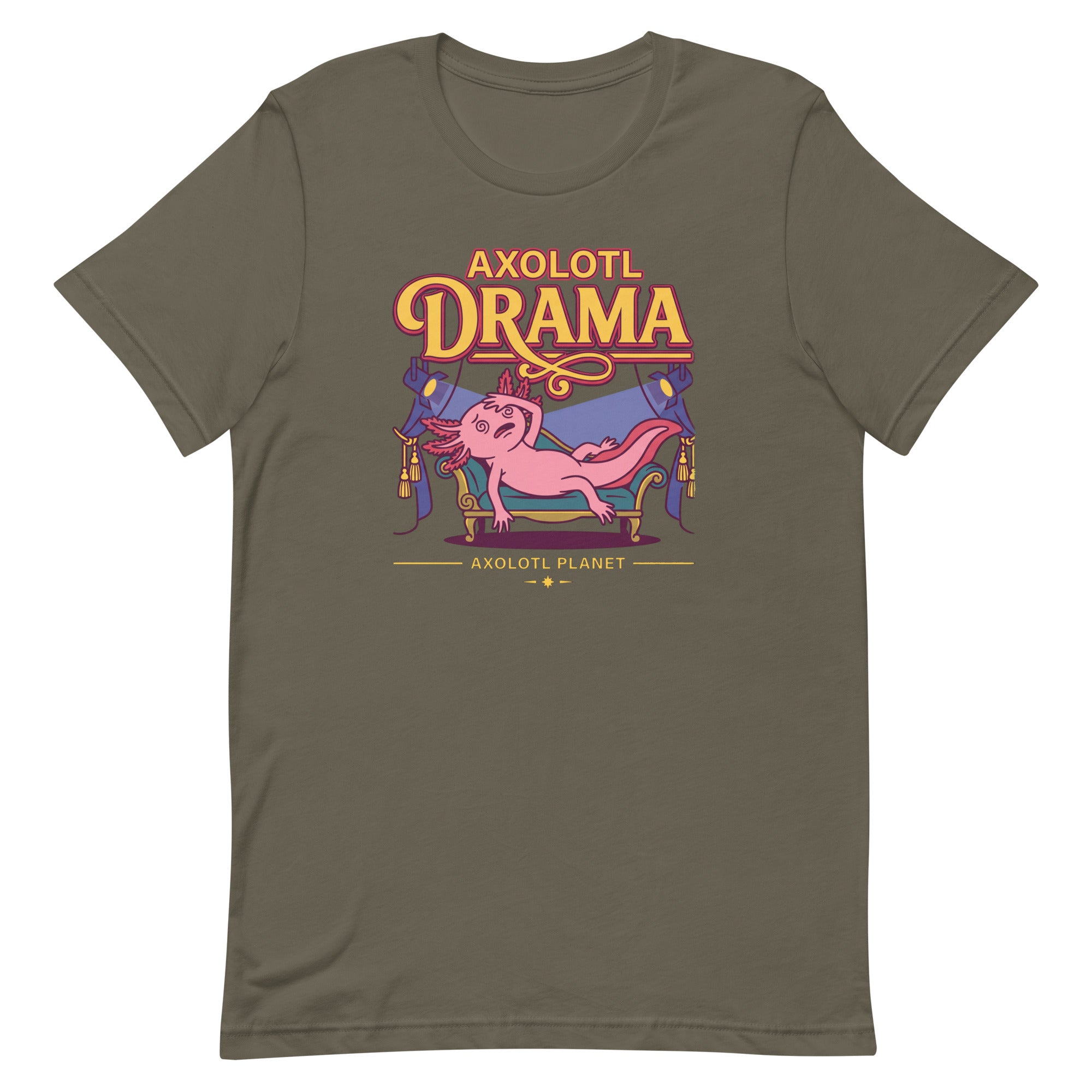 Axolotl Drama axolotl T-Shirt mockup
