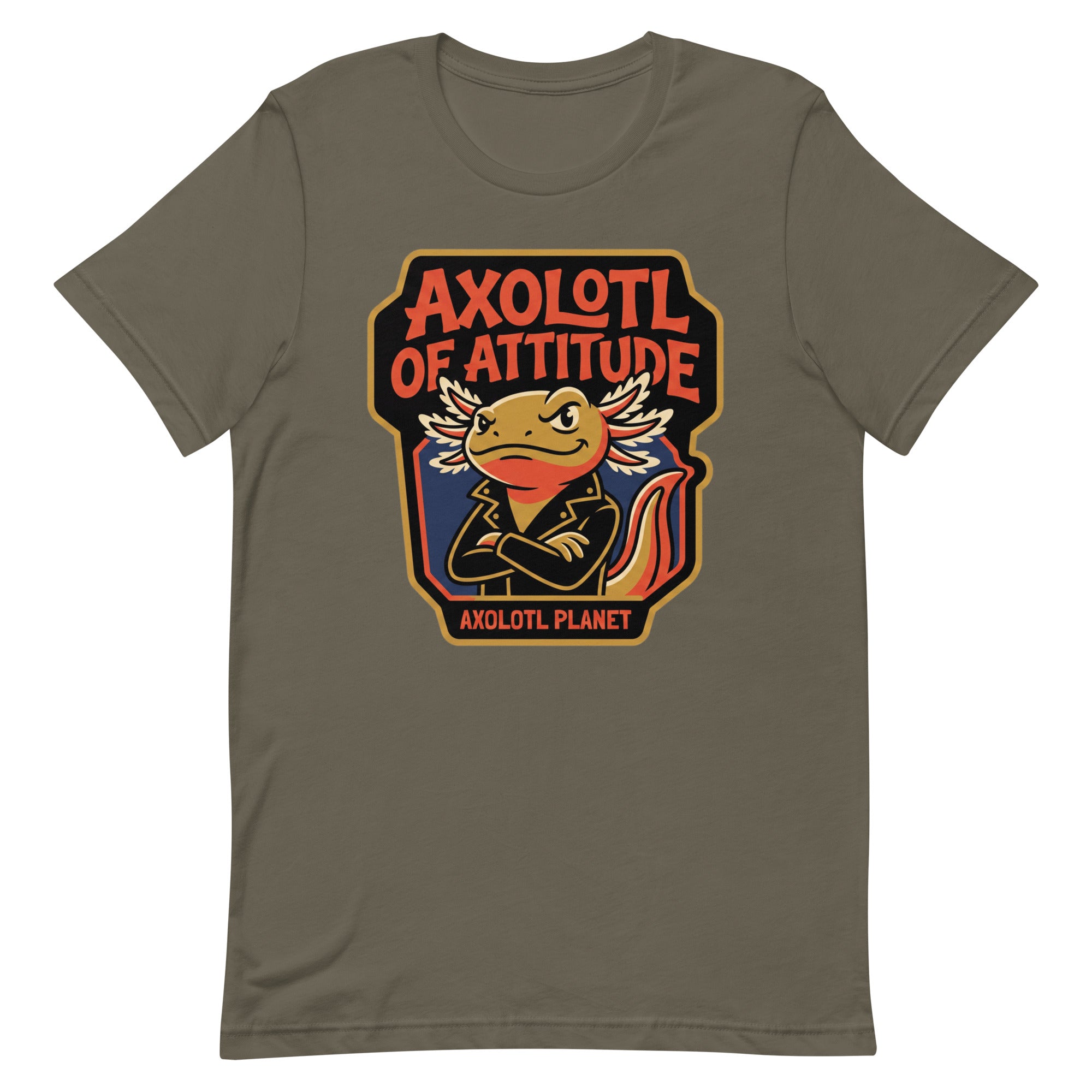 Axolotl of Attitude axolotl T-Shirt mockup