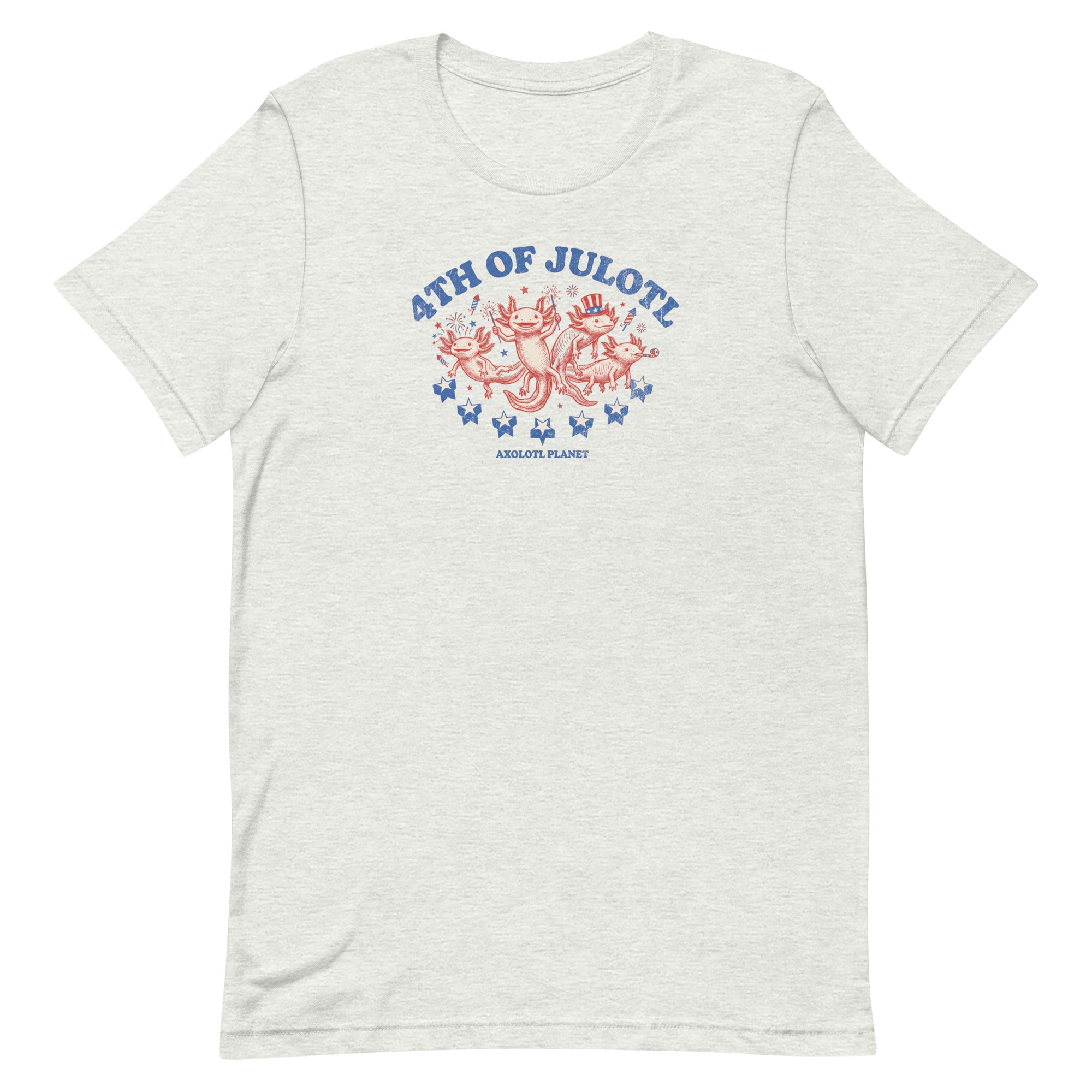 4th of Julotl Parade axolotl T-Shirt mockup