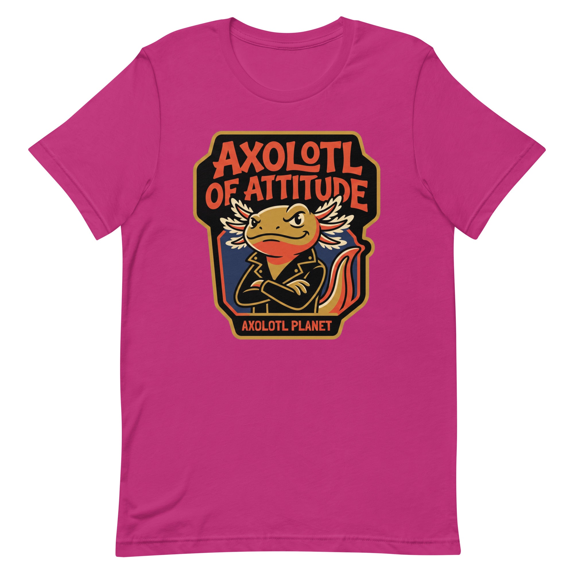 Axolotl of Attitude axolotl T-Shirt mockup