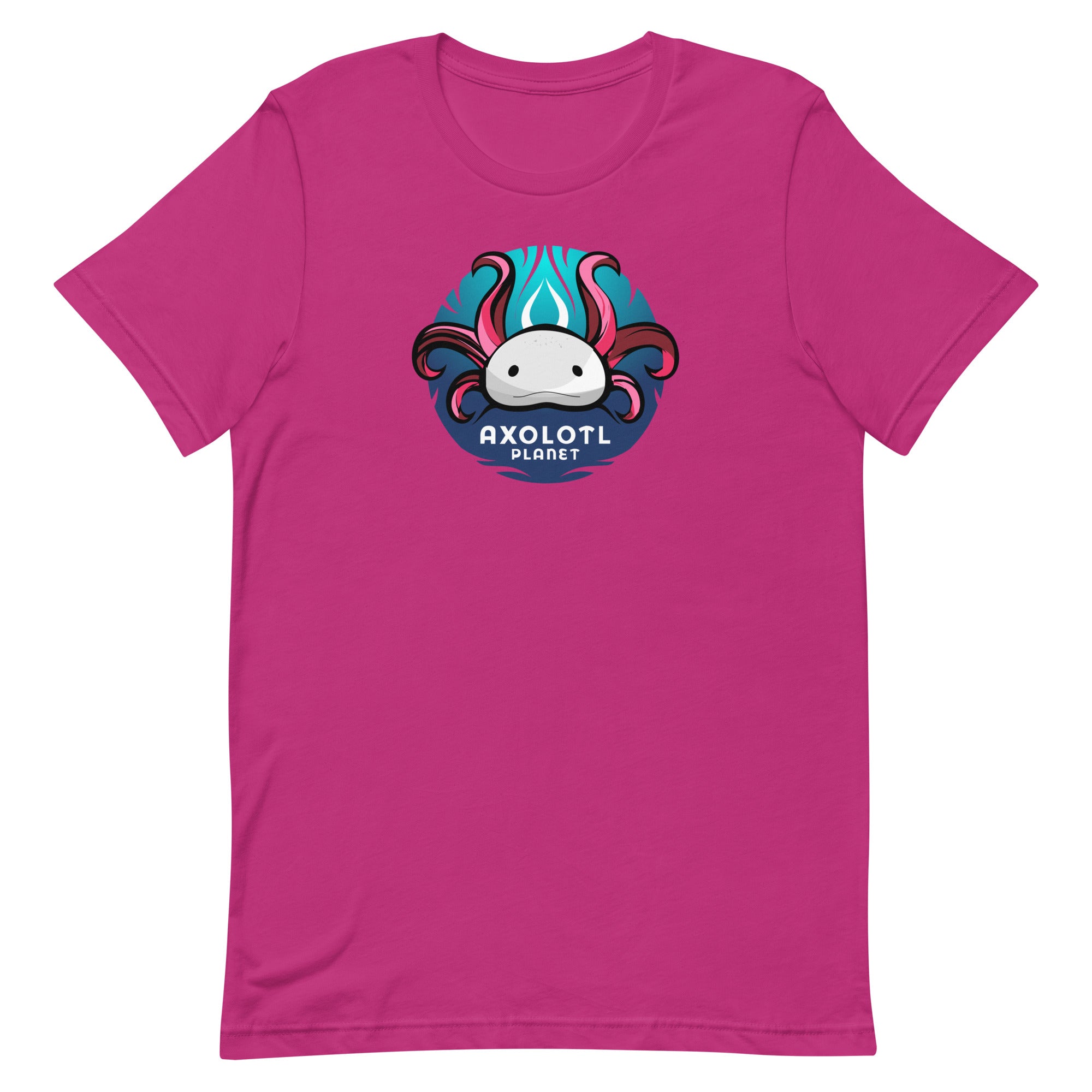 Axolotl Planet Logo axolotl T-Shirt mockup