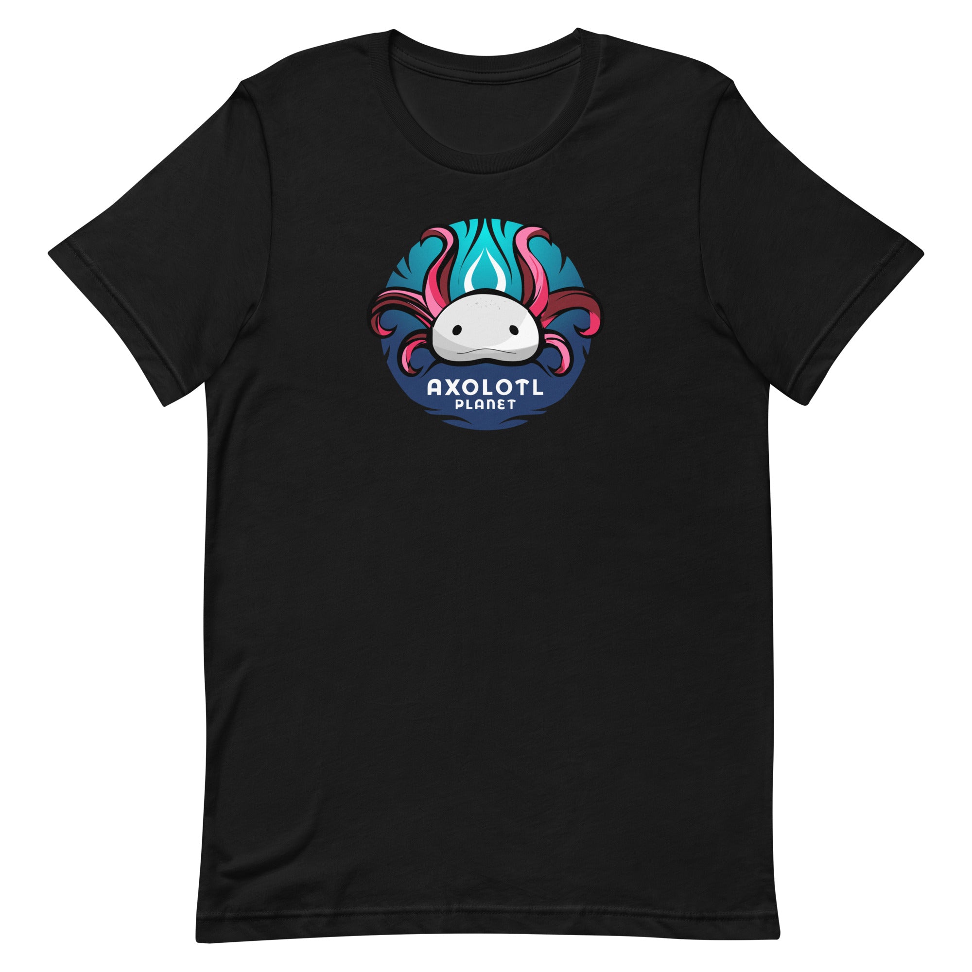 Axolotl Planet Logo axolotl T-Shirt mockup