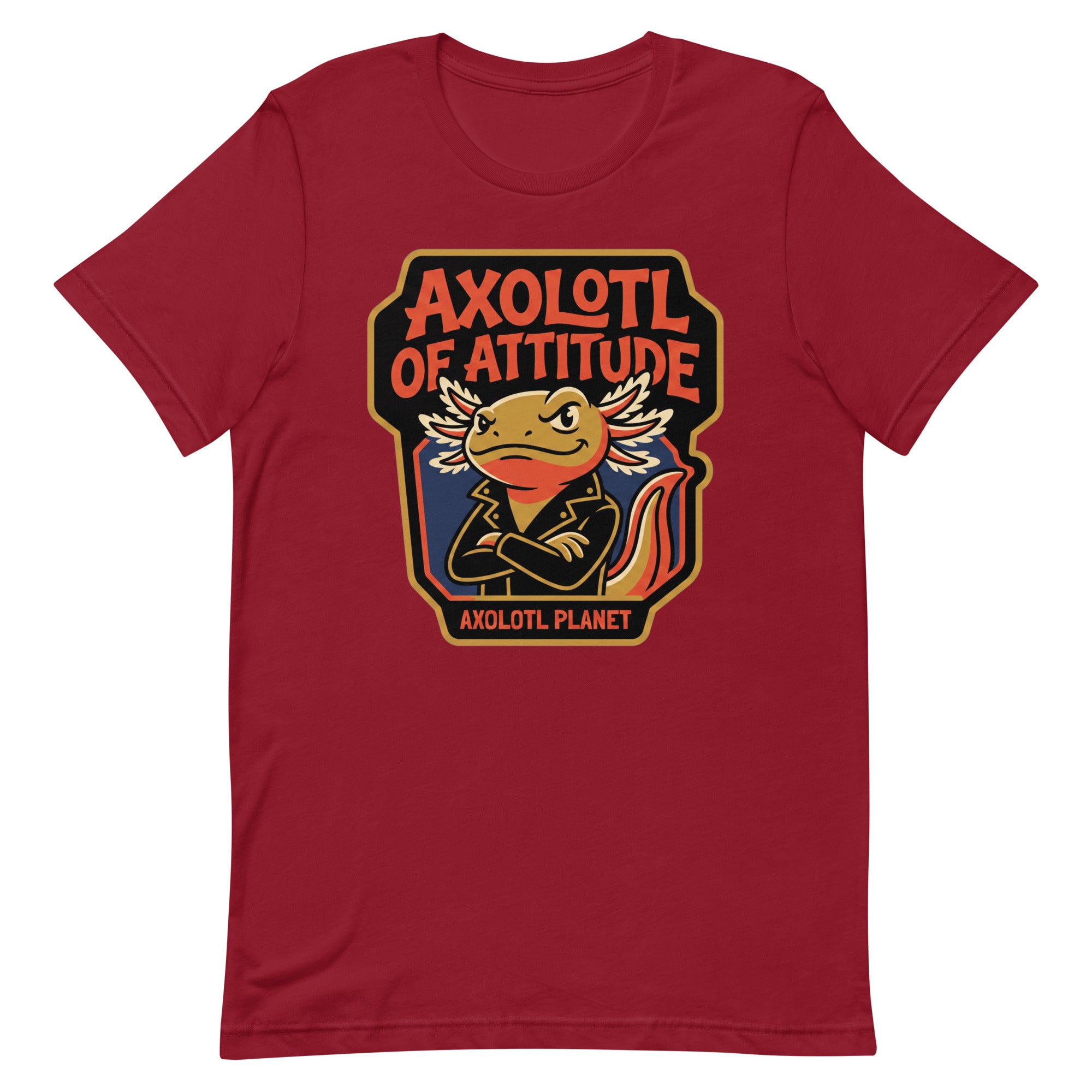 Axolotl of Attitude axolotl T-Shirt mockup