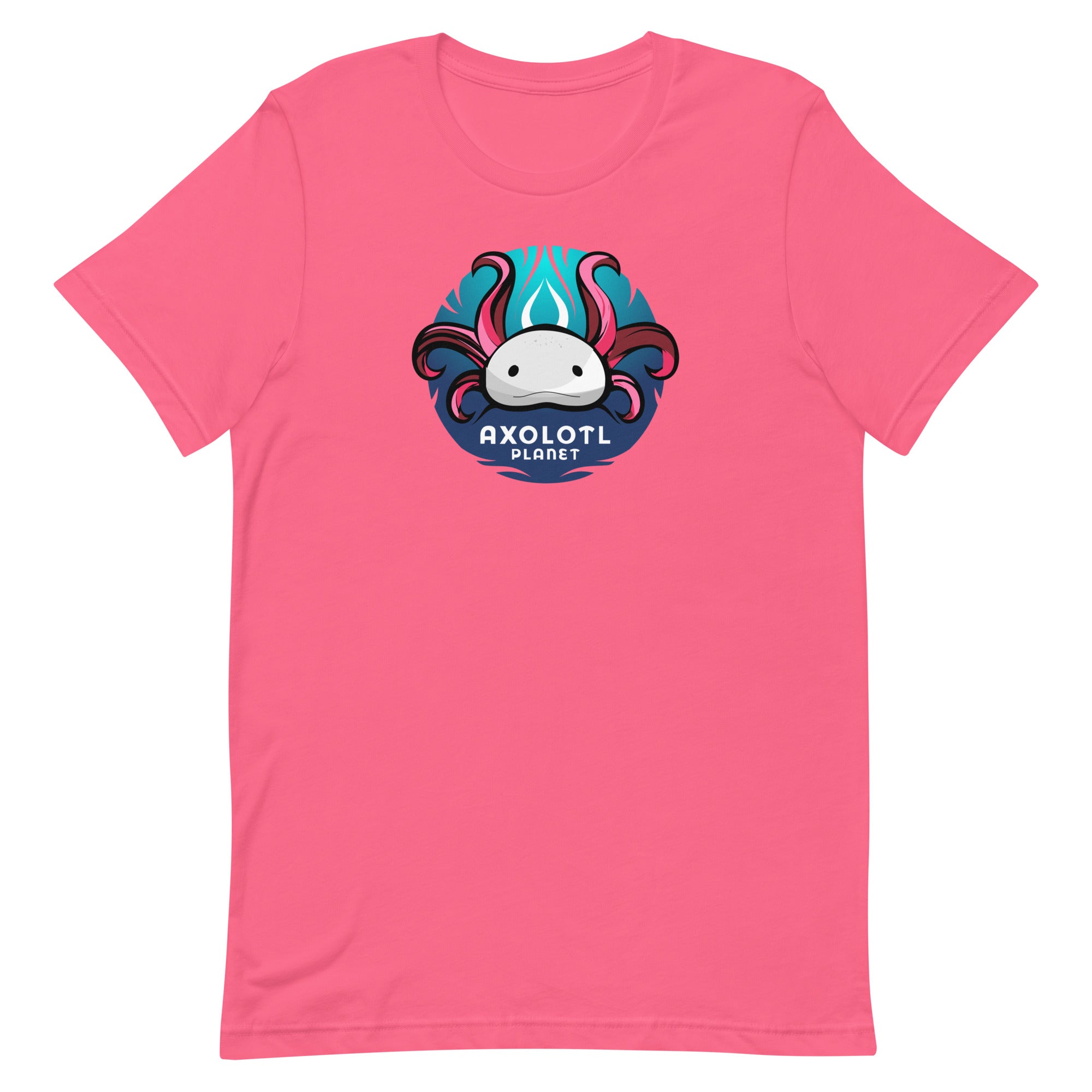 Axolotl Planet Logo axolotl T-Shirt mockup