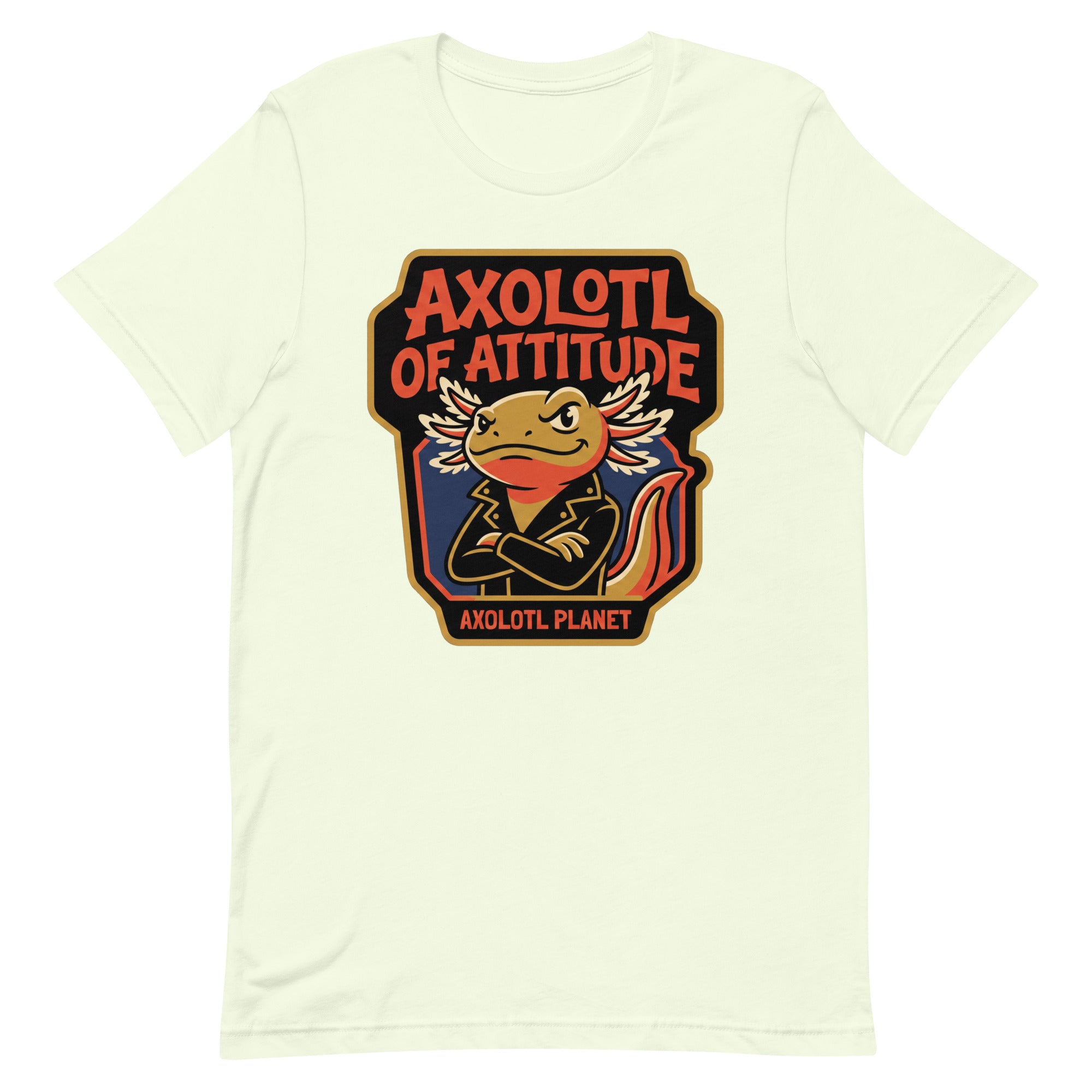 Axolotl of Attitude axolotl T-Shirt mockup