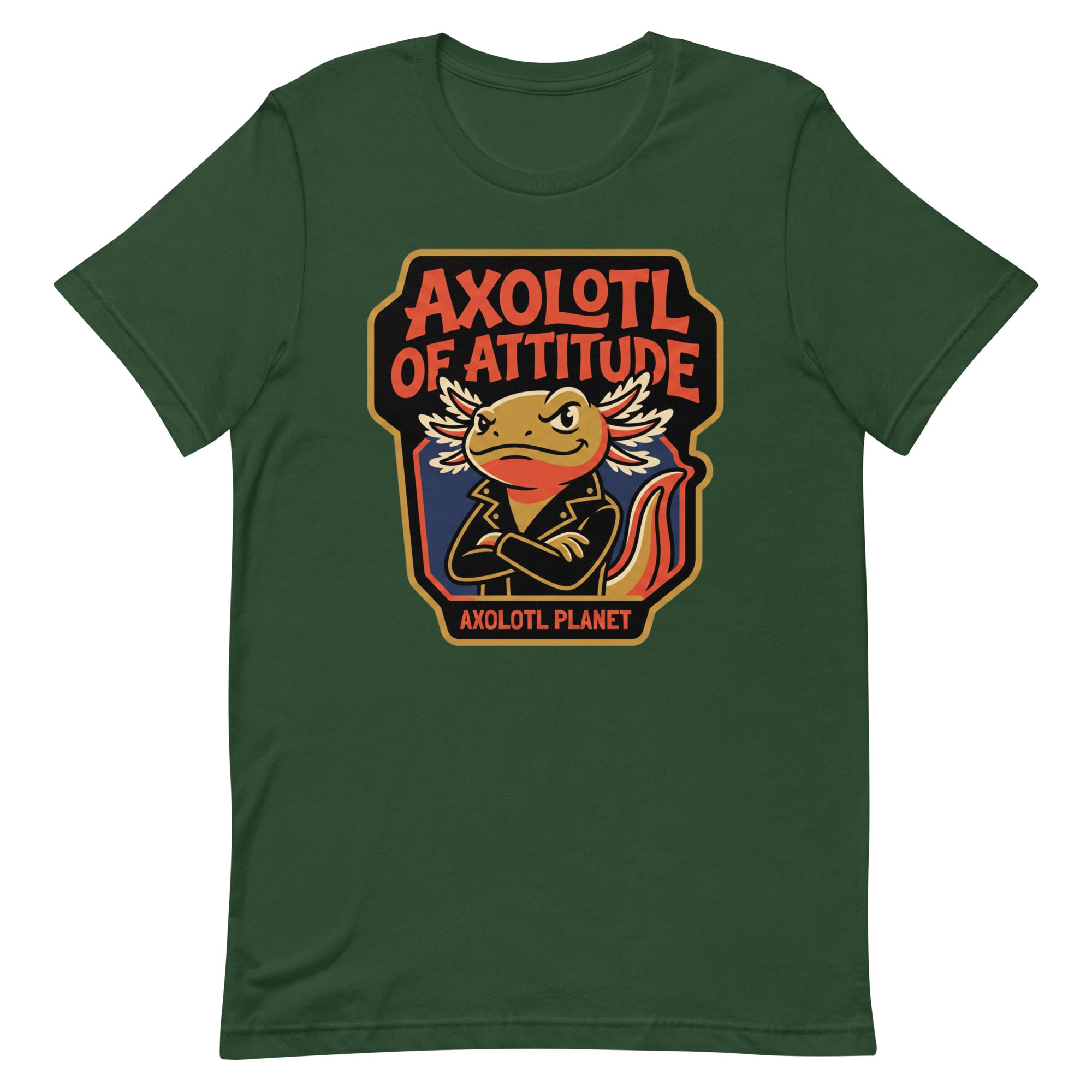 Axolotl of Attitude axolotl T-Shirt mockup