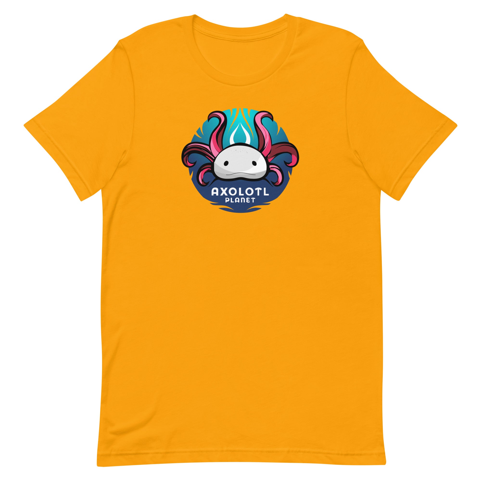 Axolotl Planet Logo axolotl T-Shirt mockup
