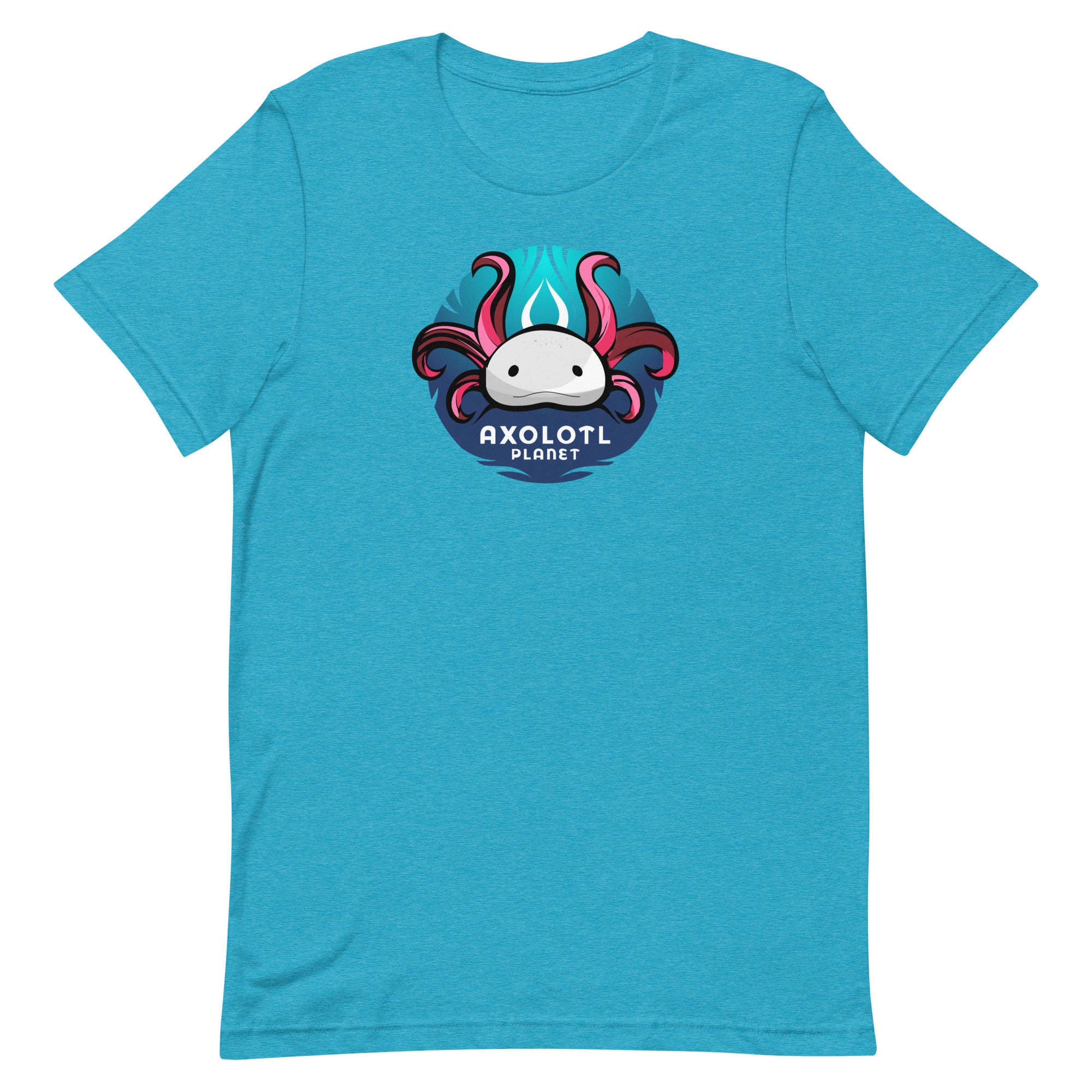 Axolotl Planet Logo axolotl T-Shirt mockup