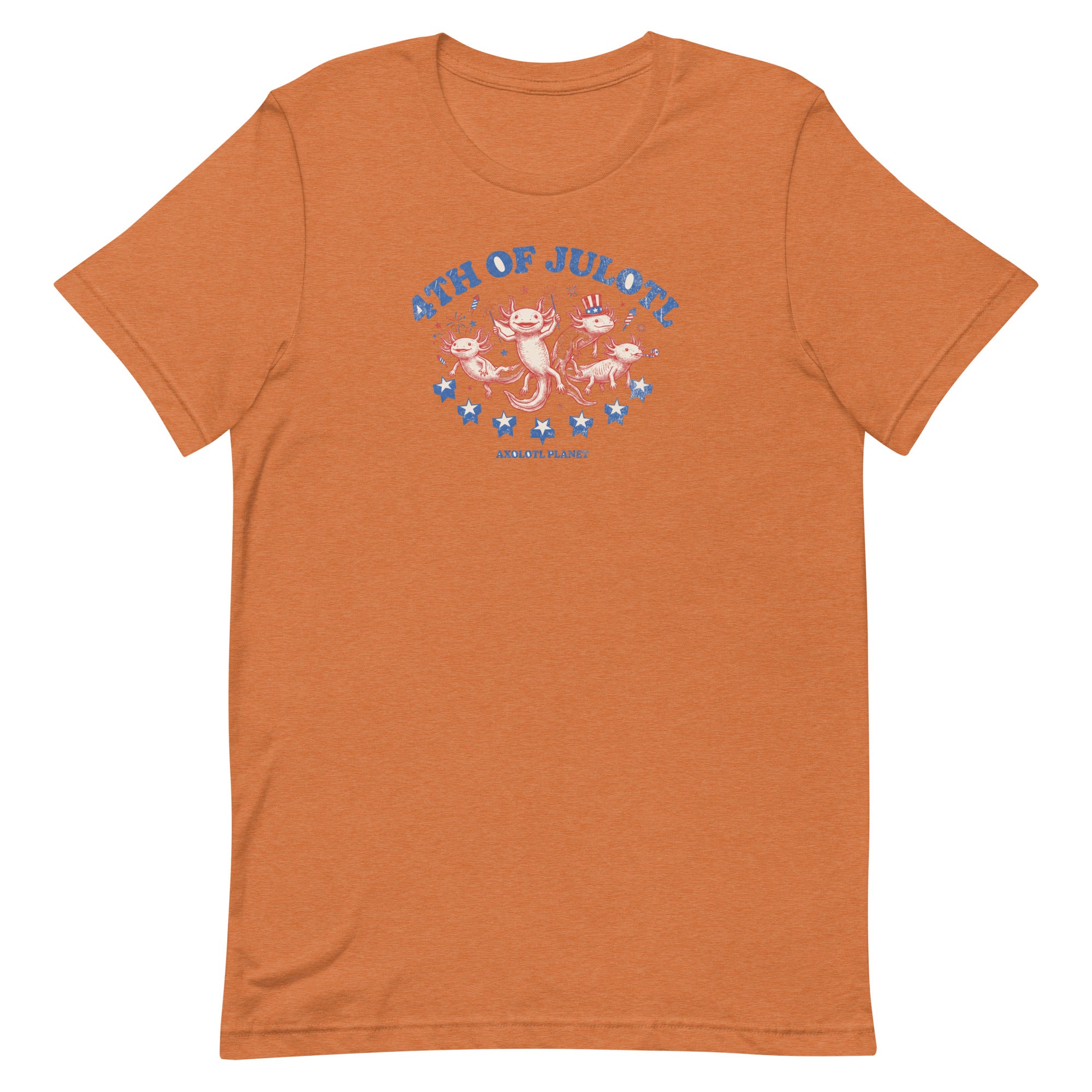 4th of Julotl Parade axolotl T-Shirt mockup