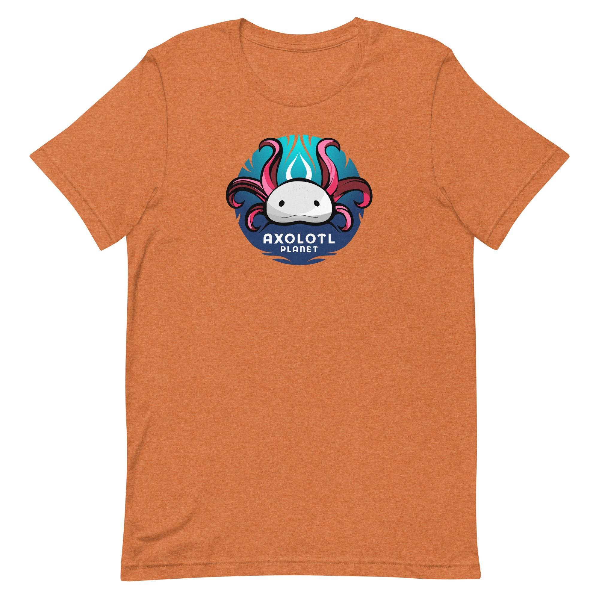 Axolotl Planet Logo axolotl T-Shirt mockup