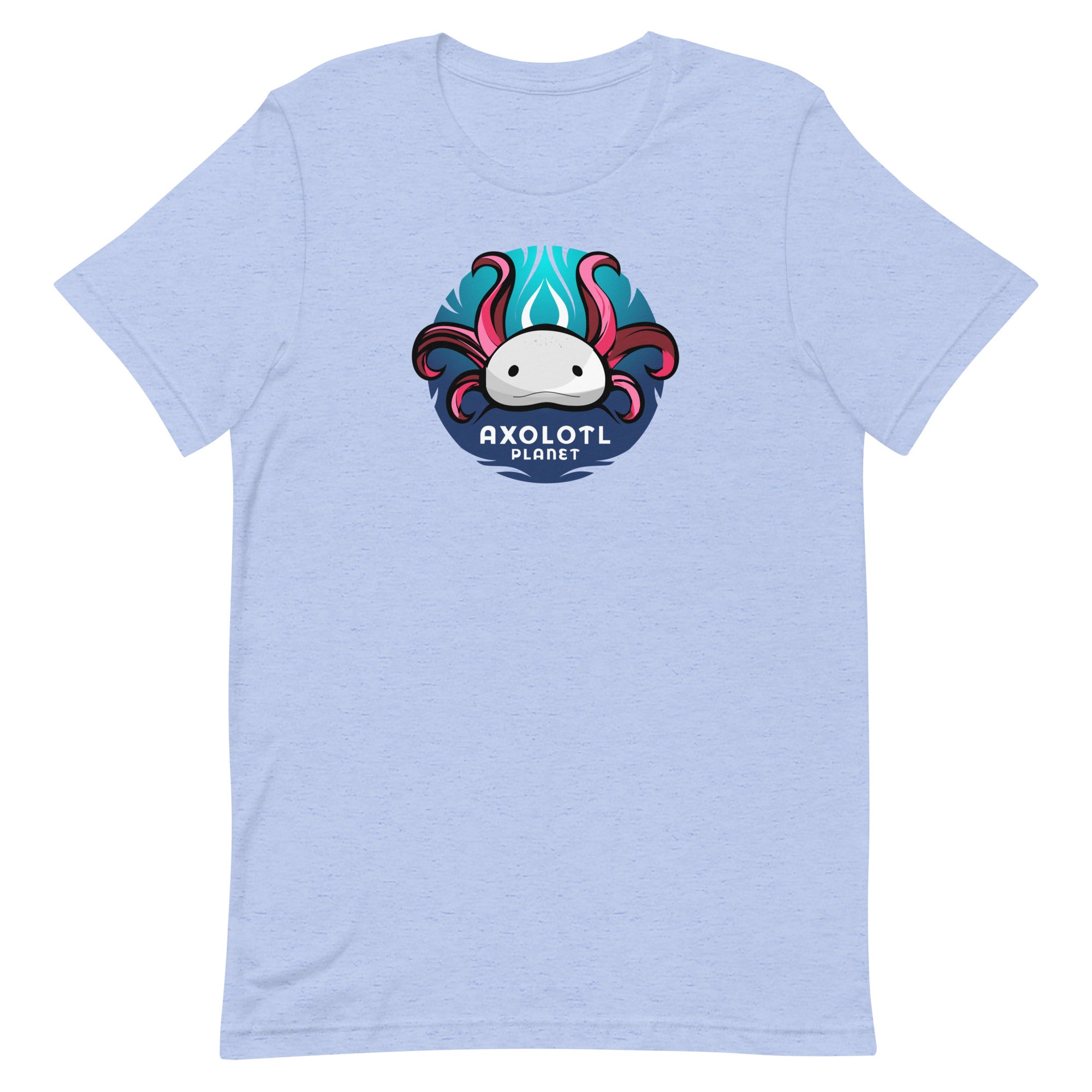 Axolotl Planet Logo axolotl T-Shirt mockup