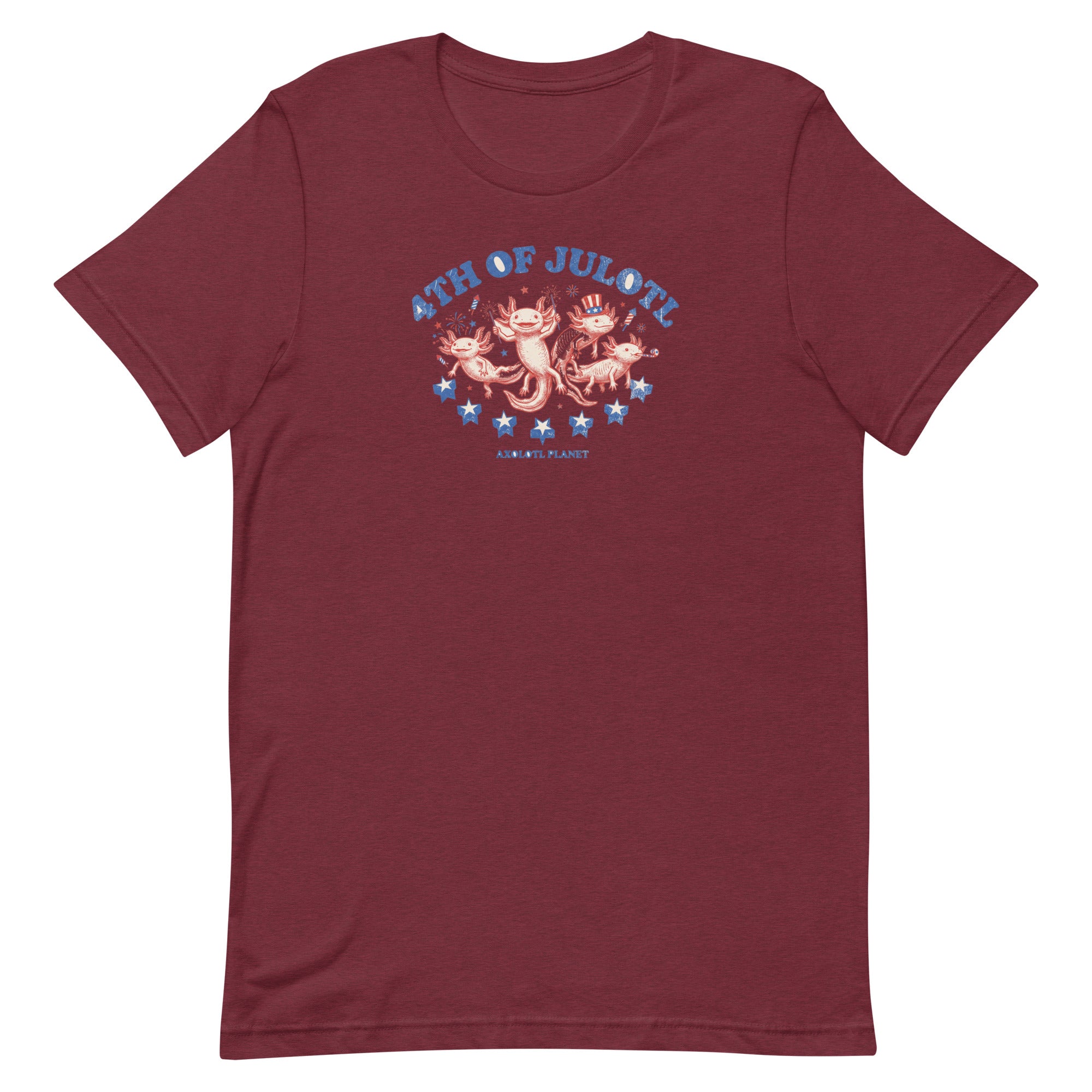 4th of Julotl Parade axolotl T-Shirt mockup
