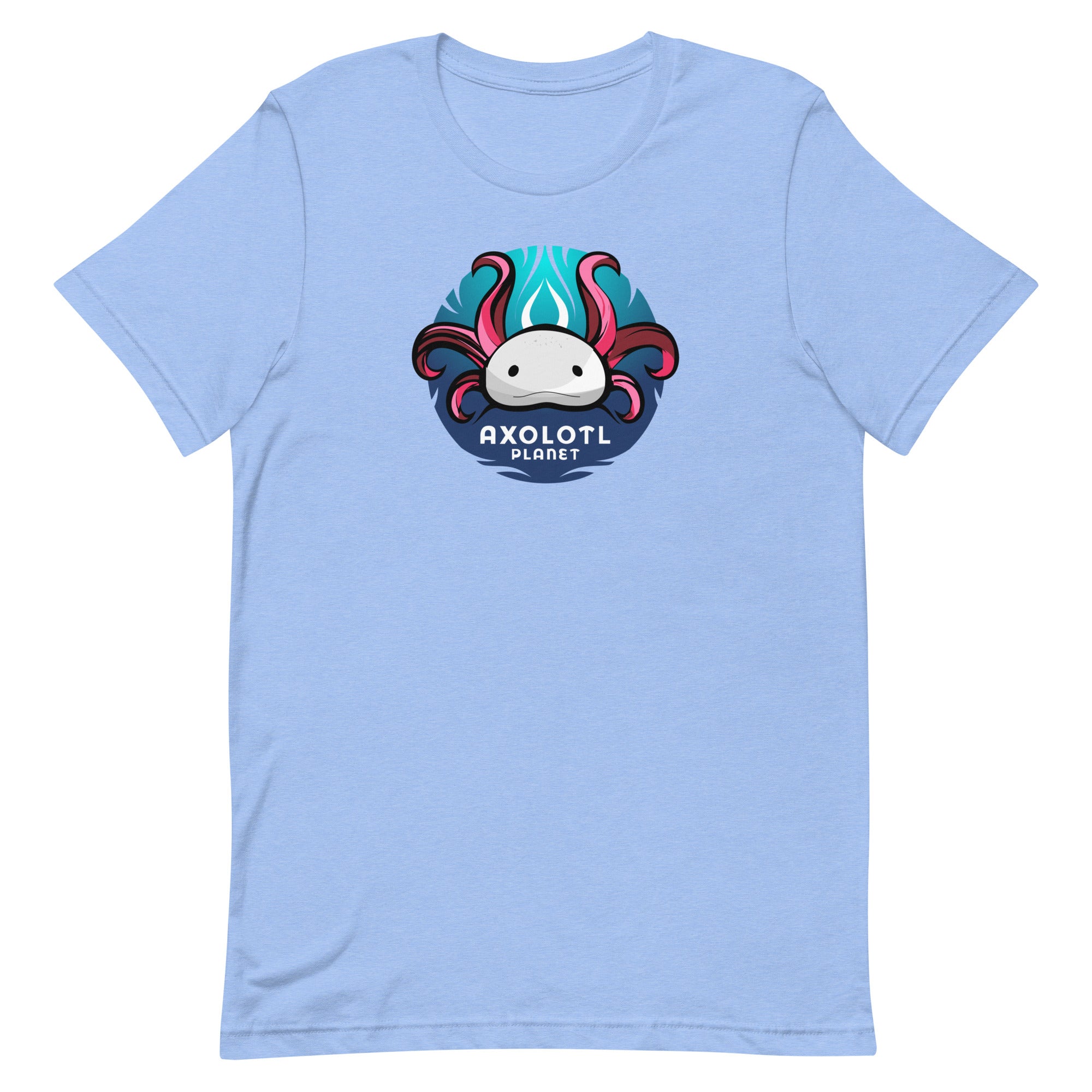 Axolotl Planet Logo axolotl T-Shirt mockup