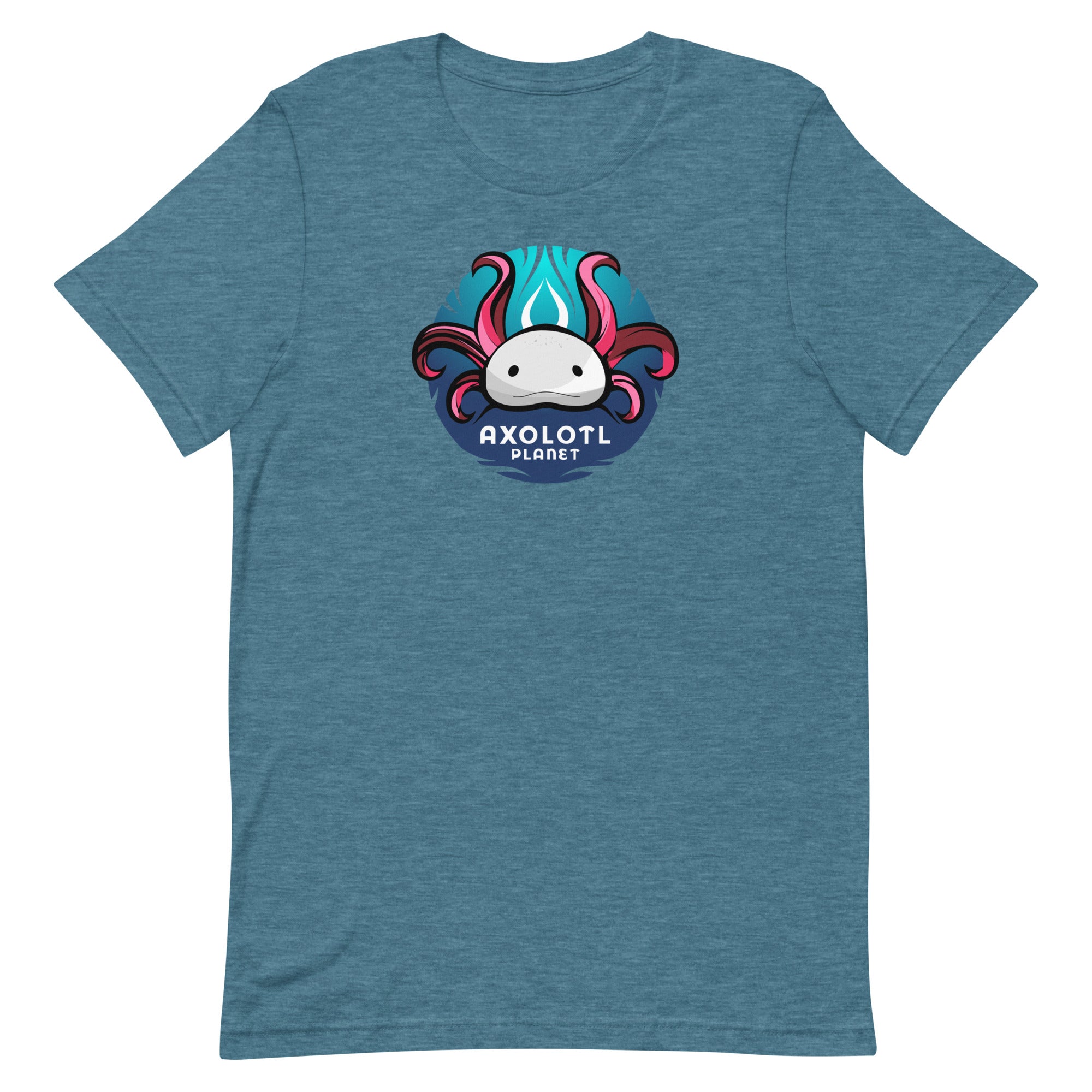 Axolotl Planet Logo axolotl T-Shirt mockup