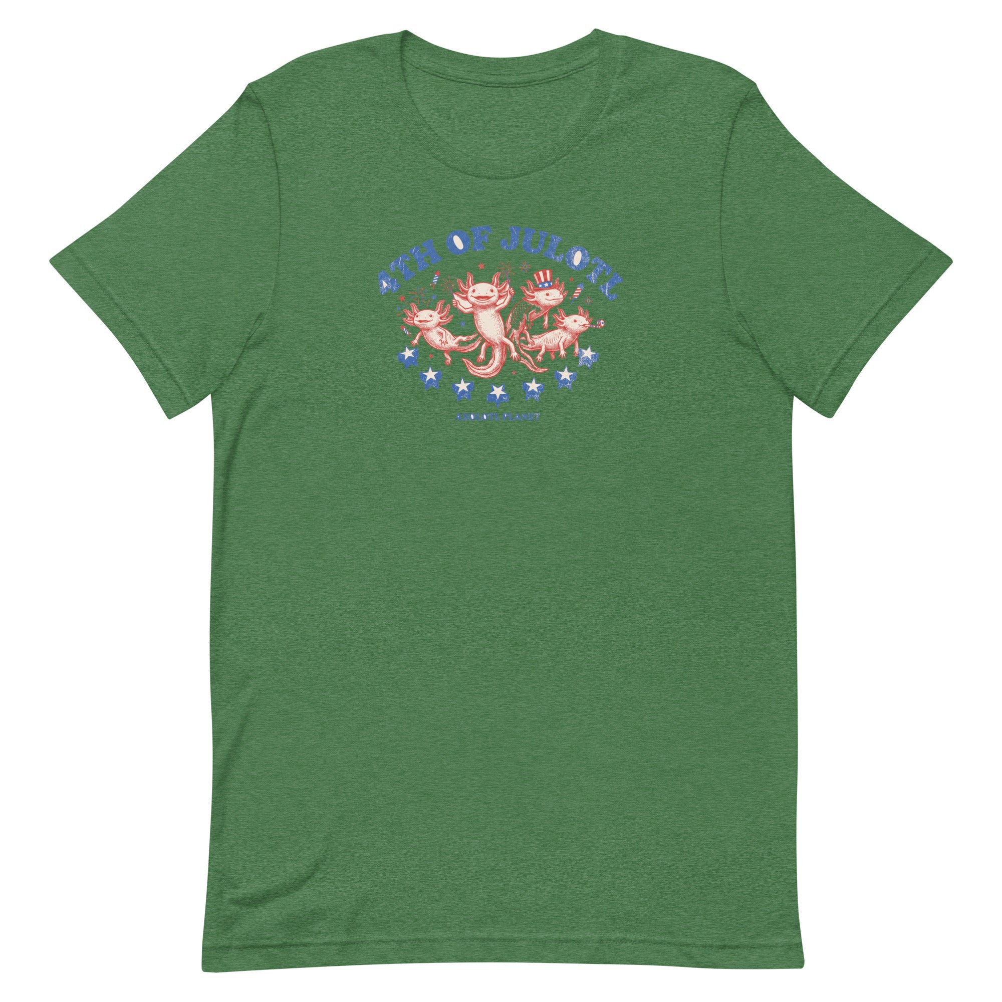 4th of Julotl Parade axolotl T-Shirt mockup