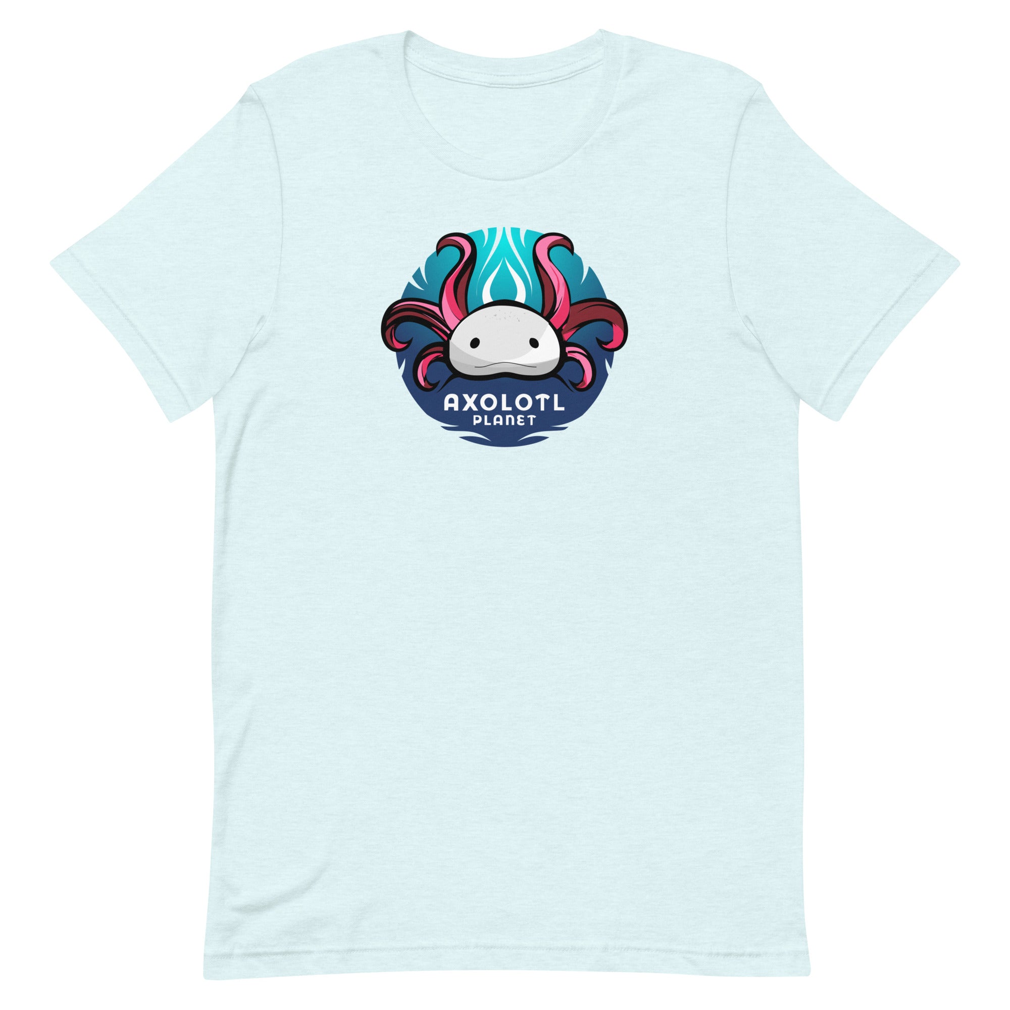 Axolotl Planet Logo axolotl T-Shirt mockup