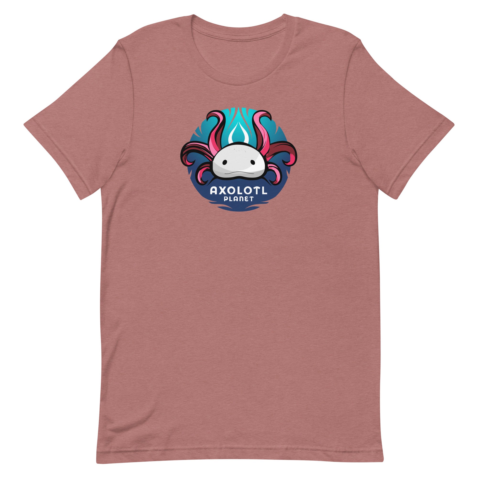 Axolotl Planet Logo axolotl T-Shirt mockup