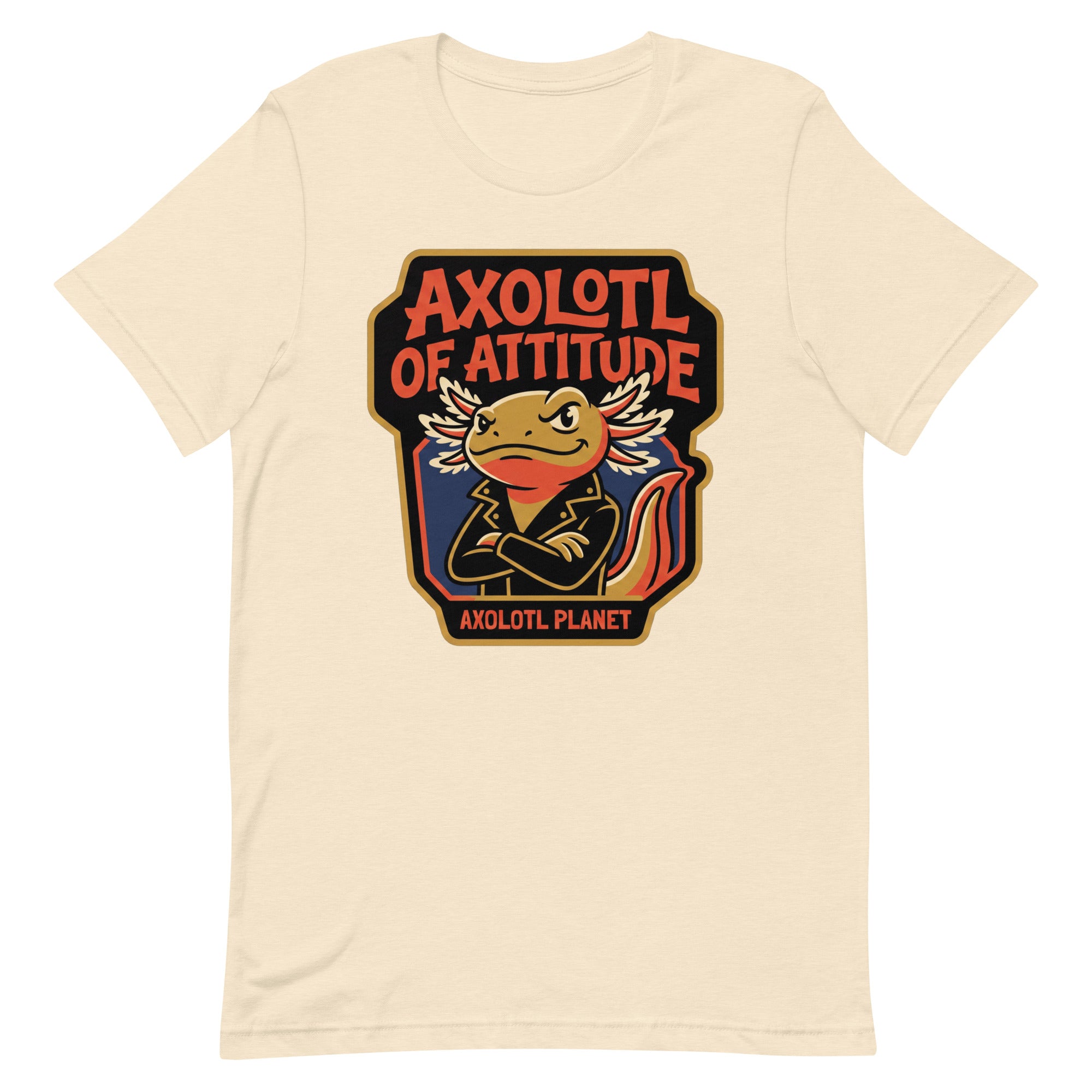 Axolotl of Attitude axolotl T-Shirt mockup