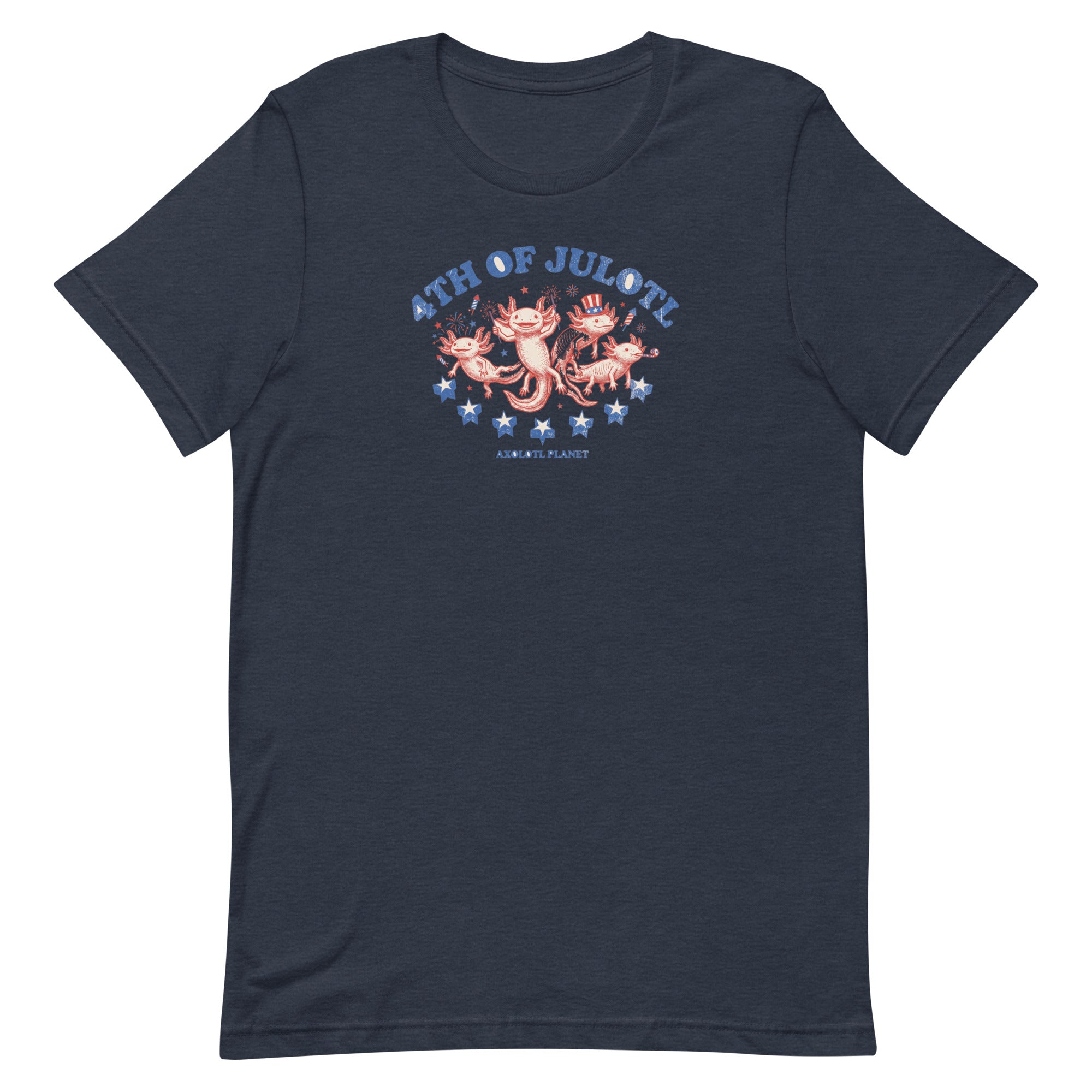 4th of Julotl Parade axolotl T-Shirt mockup