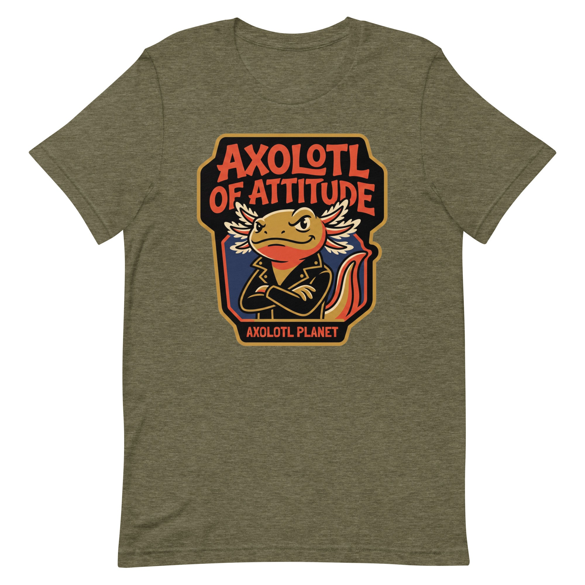 Axolotl of Attitude axolotl T-Shirt mockup