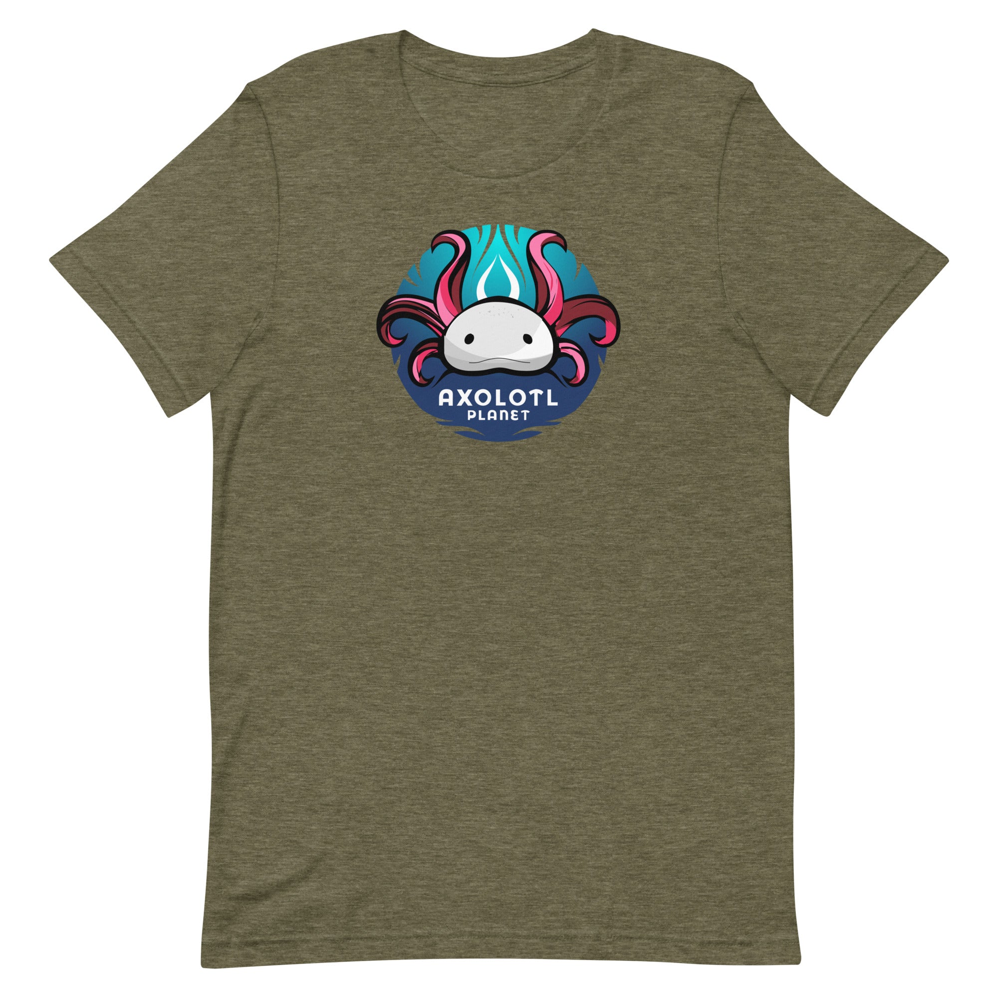 Axolotl Planet Logo axolotl T-Shirt mockup