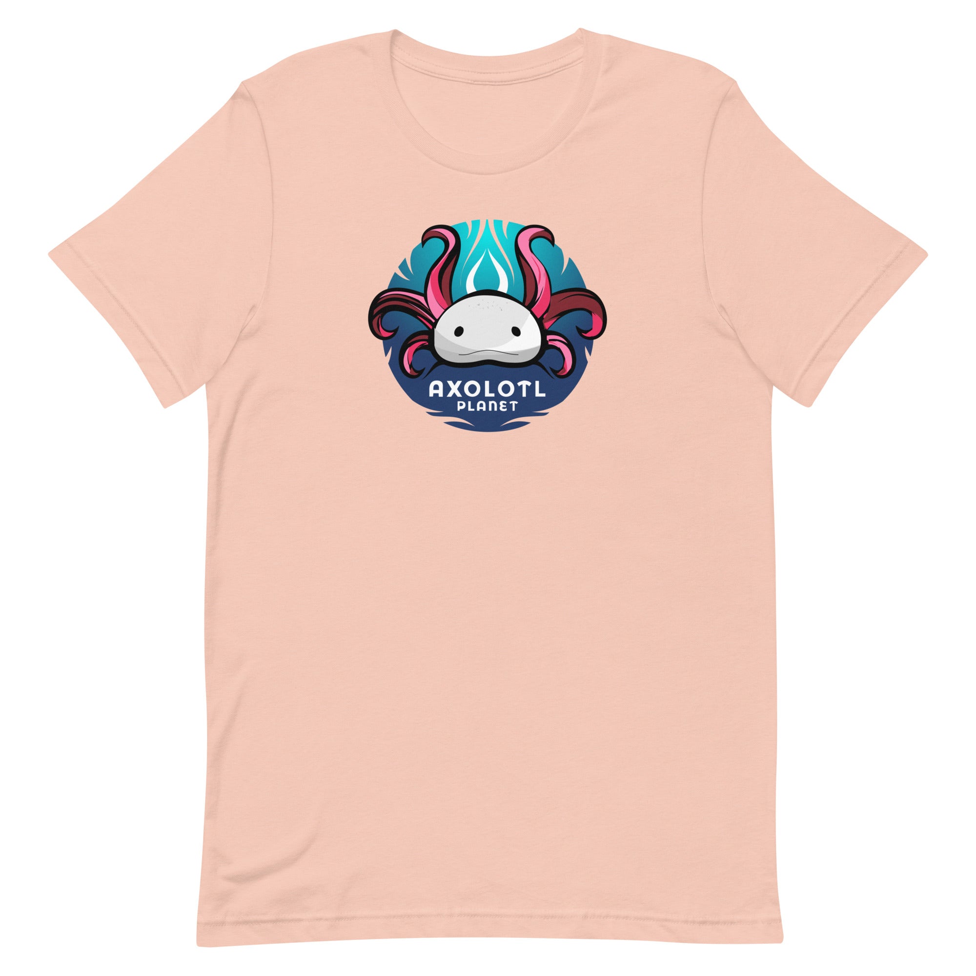 Axolotl Planet Logo axolotl T-Shirt mockup