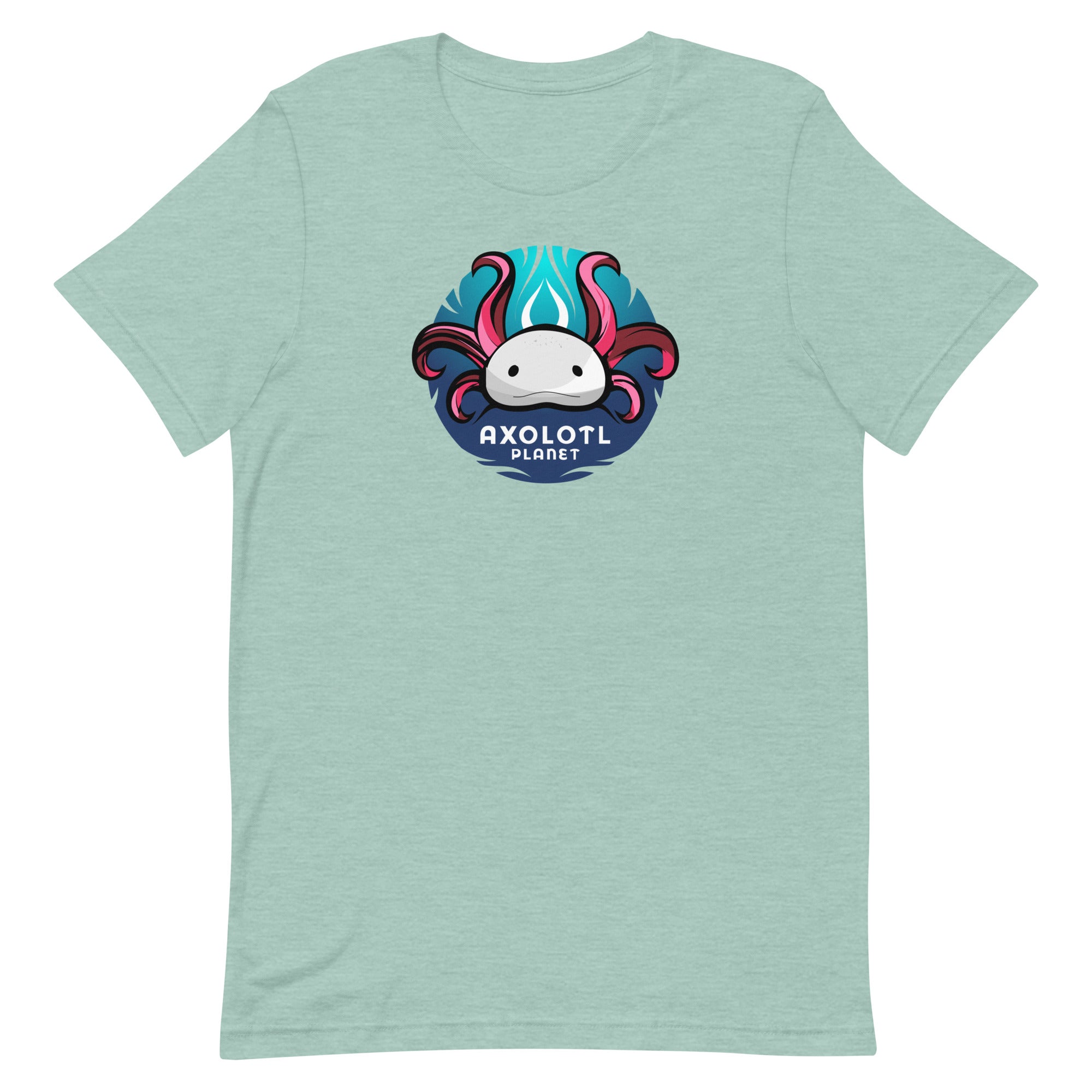 Axolotl Planet Logo axolotl T-Shirt mockup