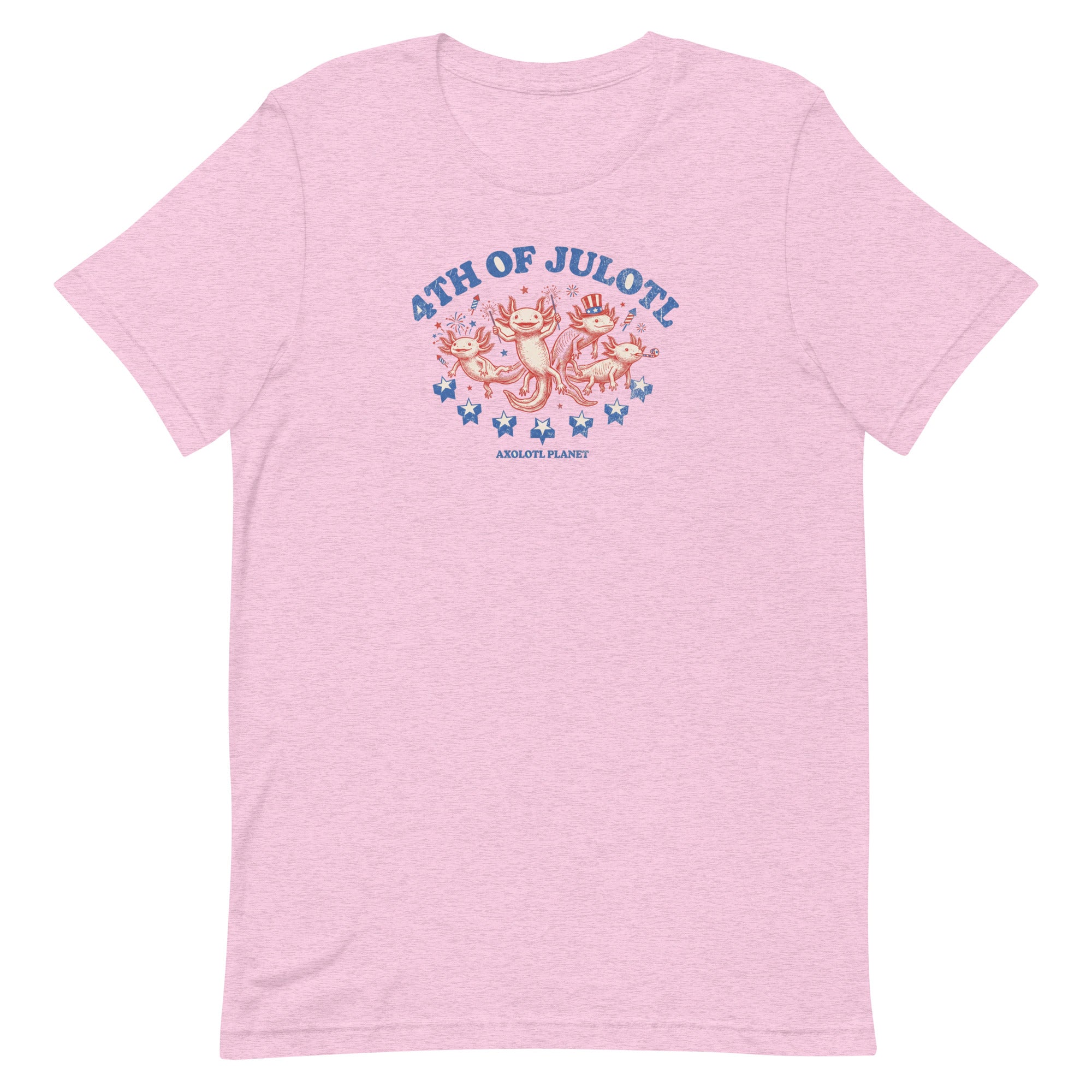 4th of Julotl Parade axolotl T-Shirt mockup
