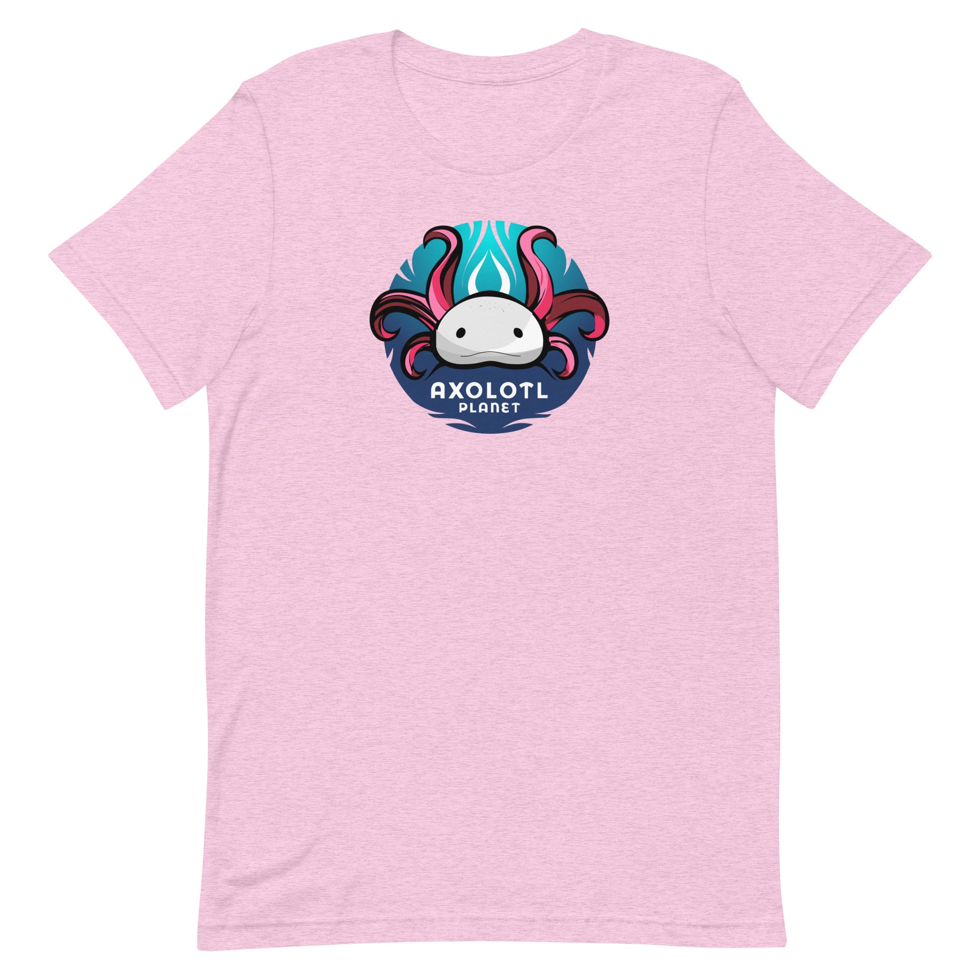Axolotl Planet Logo axolotl T-Shirt mockup